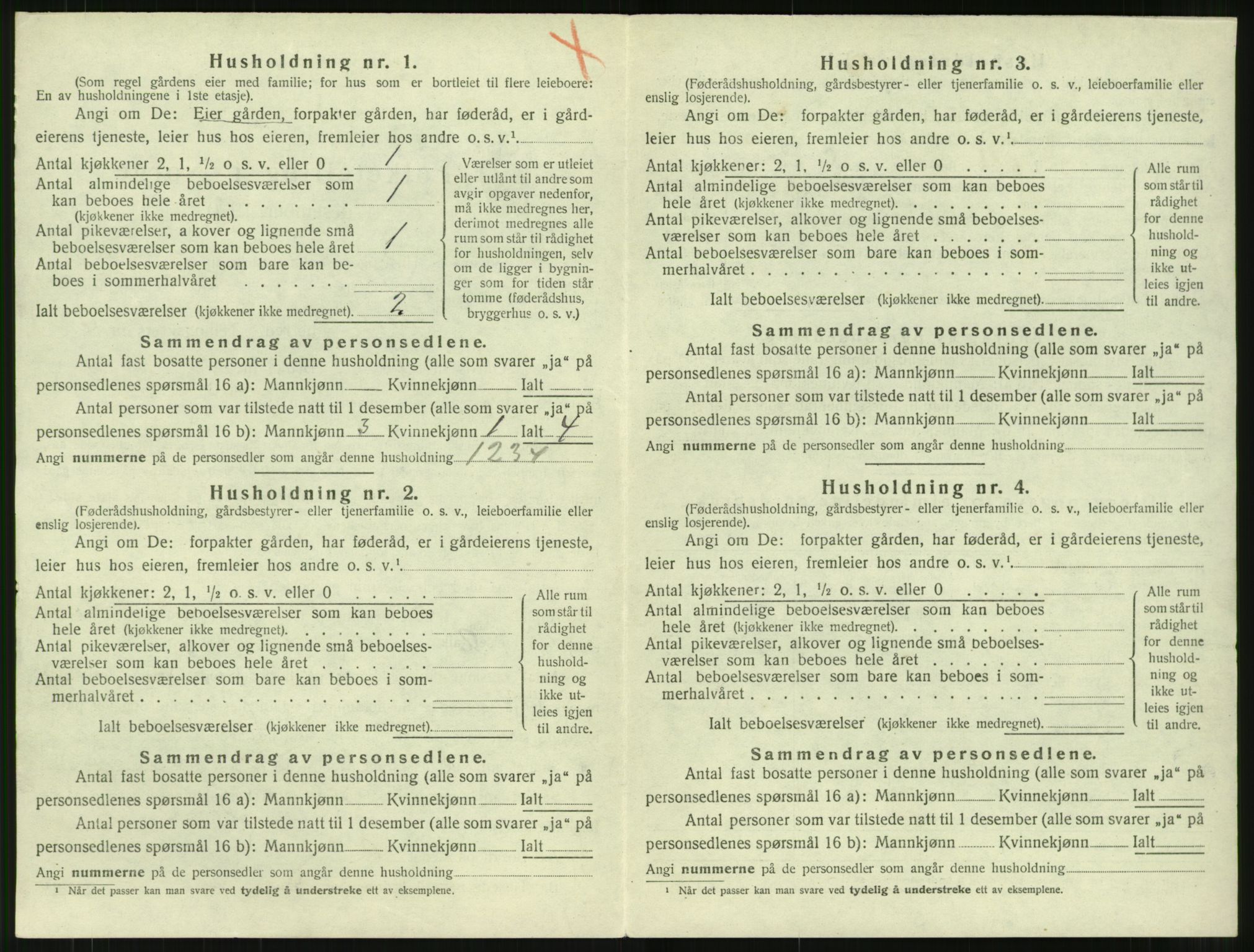 SAT, 1920 census for Eid (MR), 1920, p. 485