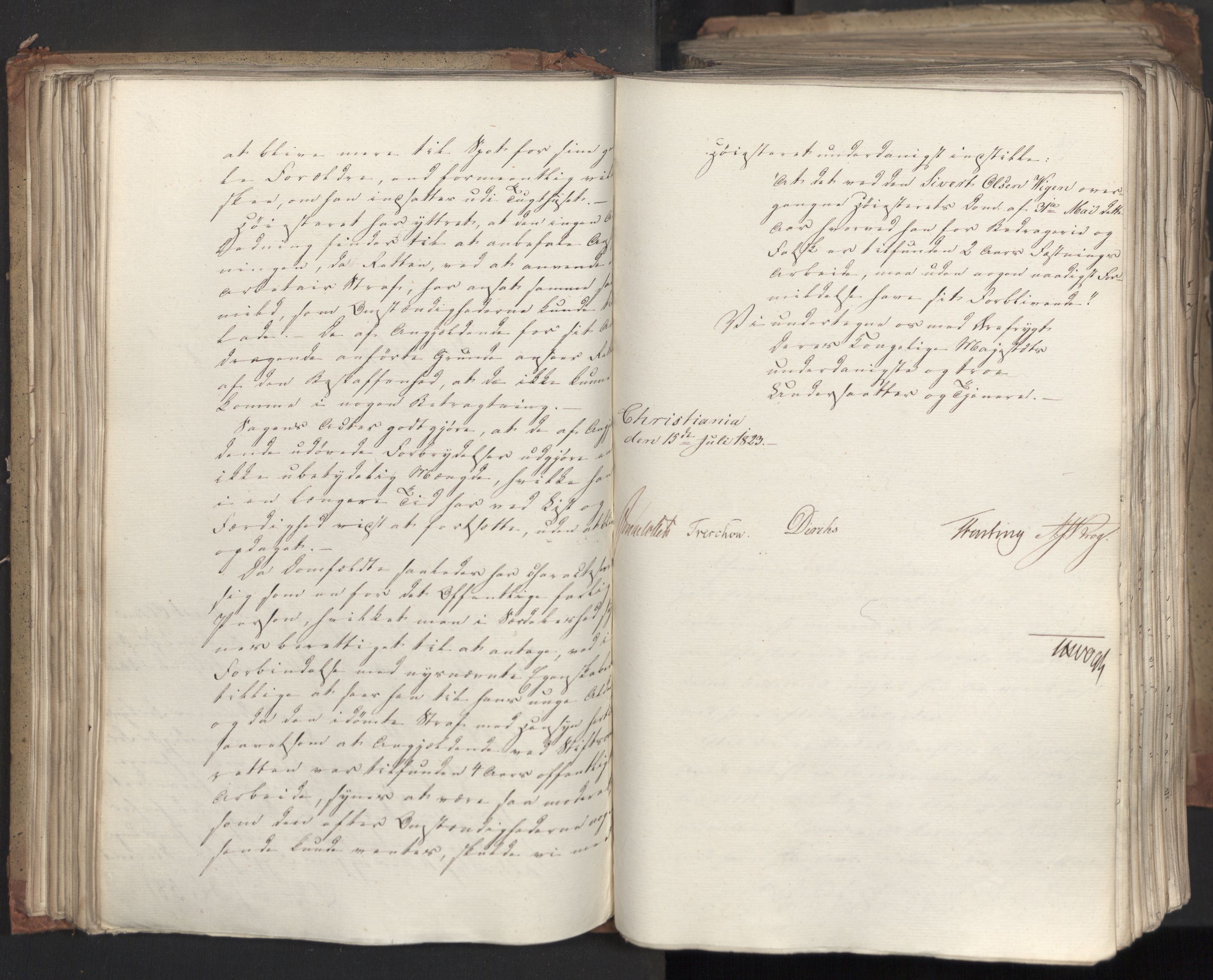 Statsrådsavdelingen i Stockholm, AV/RA-S-1003/D/Da/L0035: Regjeringsinnstillinger nr. 541-840, 1823, p. 102