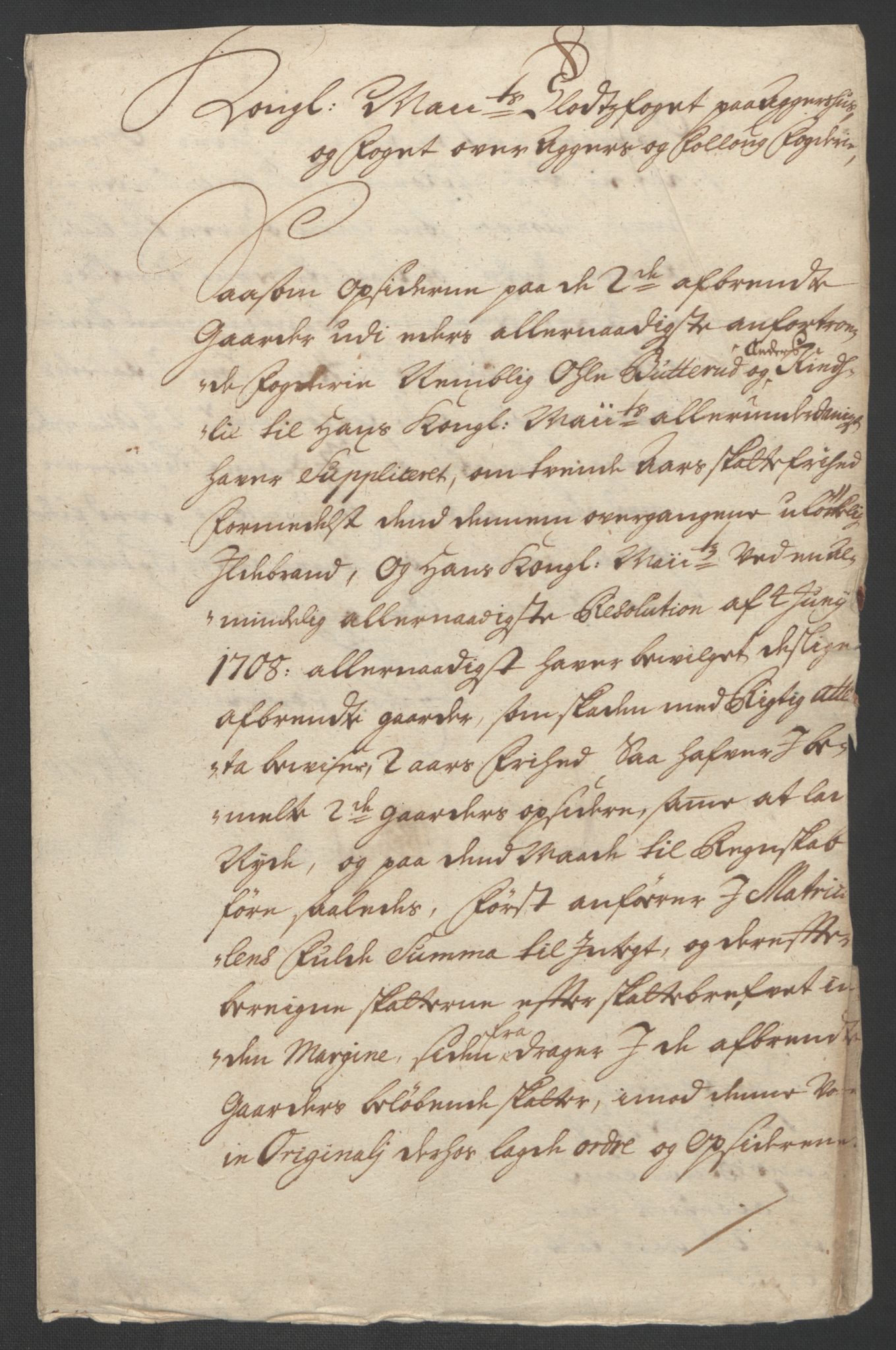 Rentekammeret inntil 1814, Reviderte regnskaper, Fogderegnskap, AV/RA-EA-4092/R10/L0447: Fogderegnskap Aker og Follo, 1707-1709, p. 493