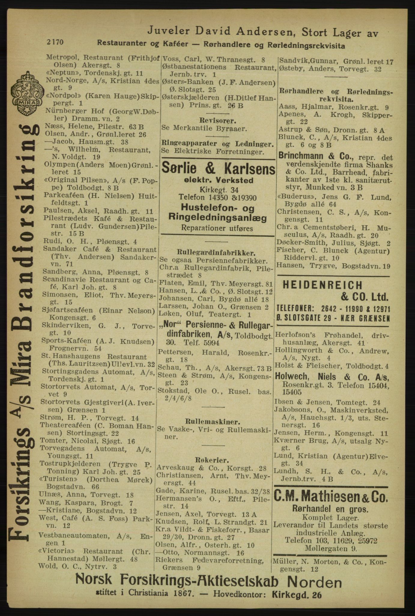 Kristiania/Oslo adressebok, PUBL/-, 1918, p. 2323