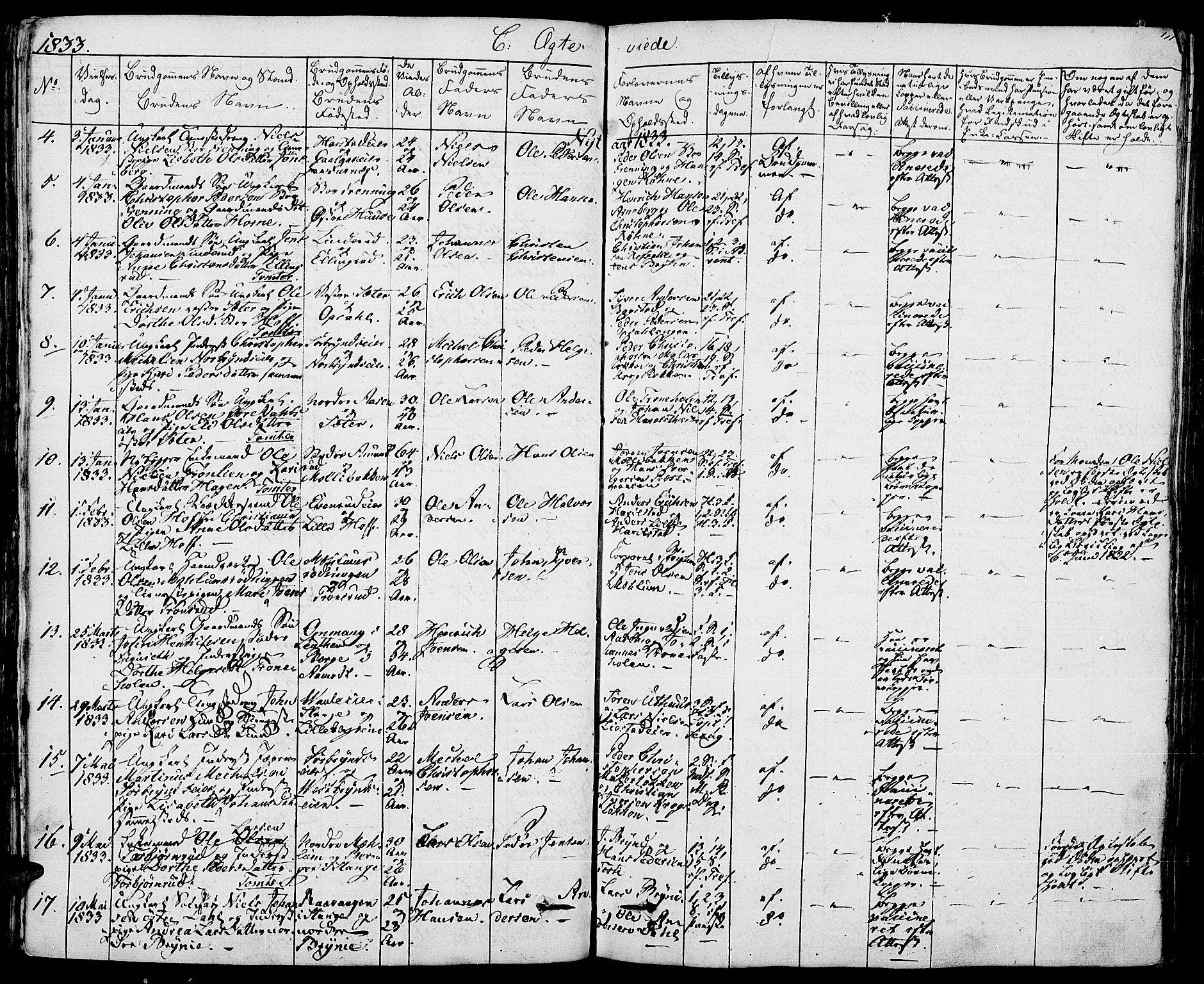 Romedal prestekontor, SAH/PREST-004/K/L0003: Parish register (official) no. 3, 1829-1846, p. 199