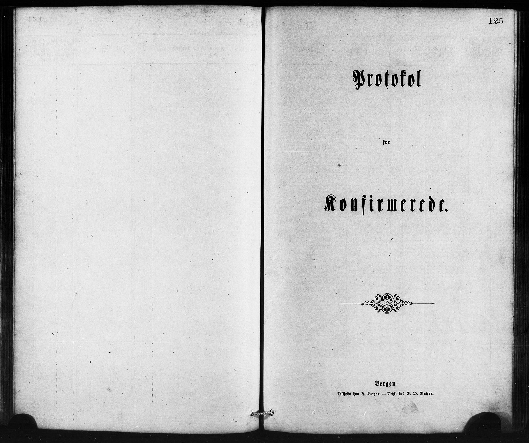 Sveio Sokneprestembete, SAB/A-78501/H/Haa: Parish register (official) no. B 1, 1870-1883, p. 125