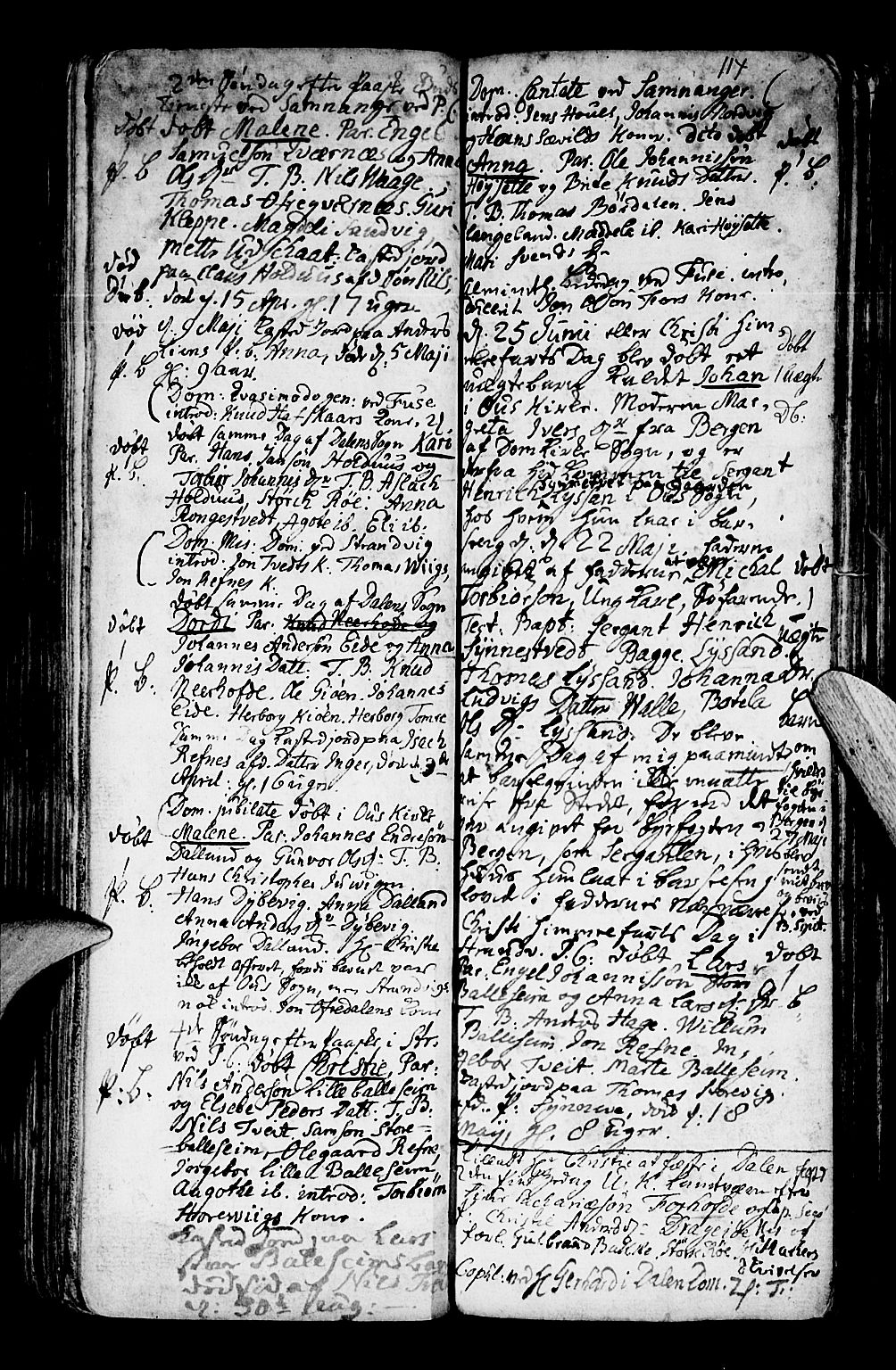 Os sokneprestembete, AV/SAB-A-99929: Parish register (official) no. A 9, 1766-1779, p. 114