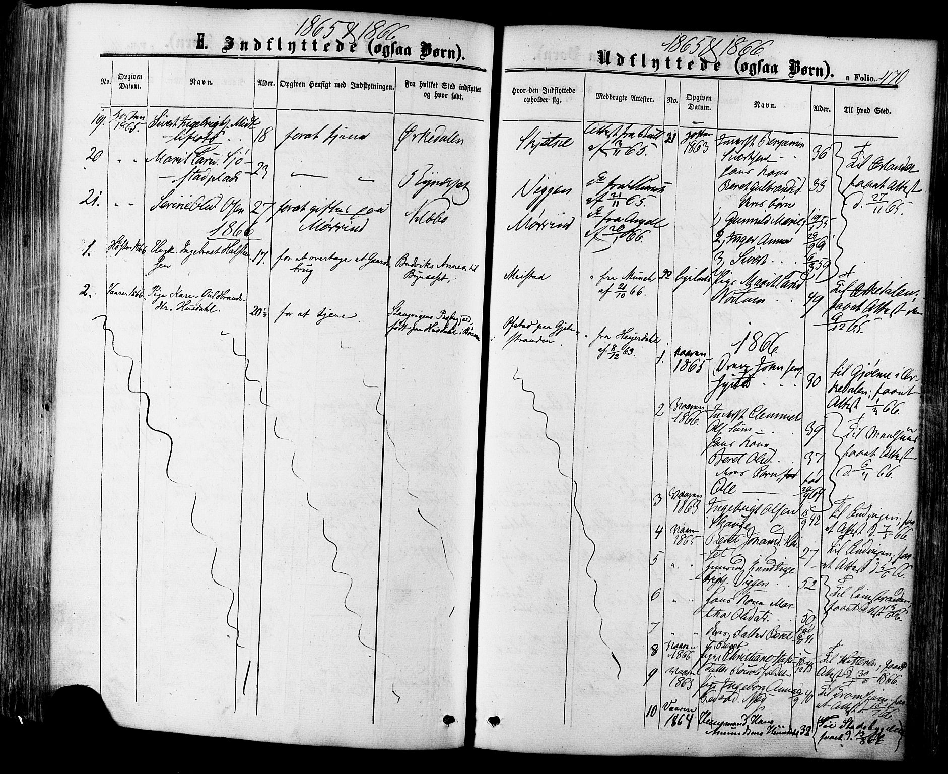 Ministerialprotokoller, klokkerbøker og fødselsregistre - Sør-Trøndelag, SAT/A-1456/665/L0772: Parish register (official) no. 665A07, 1856-1878, p. 470