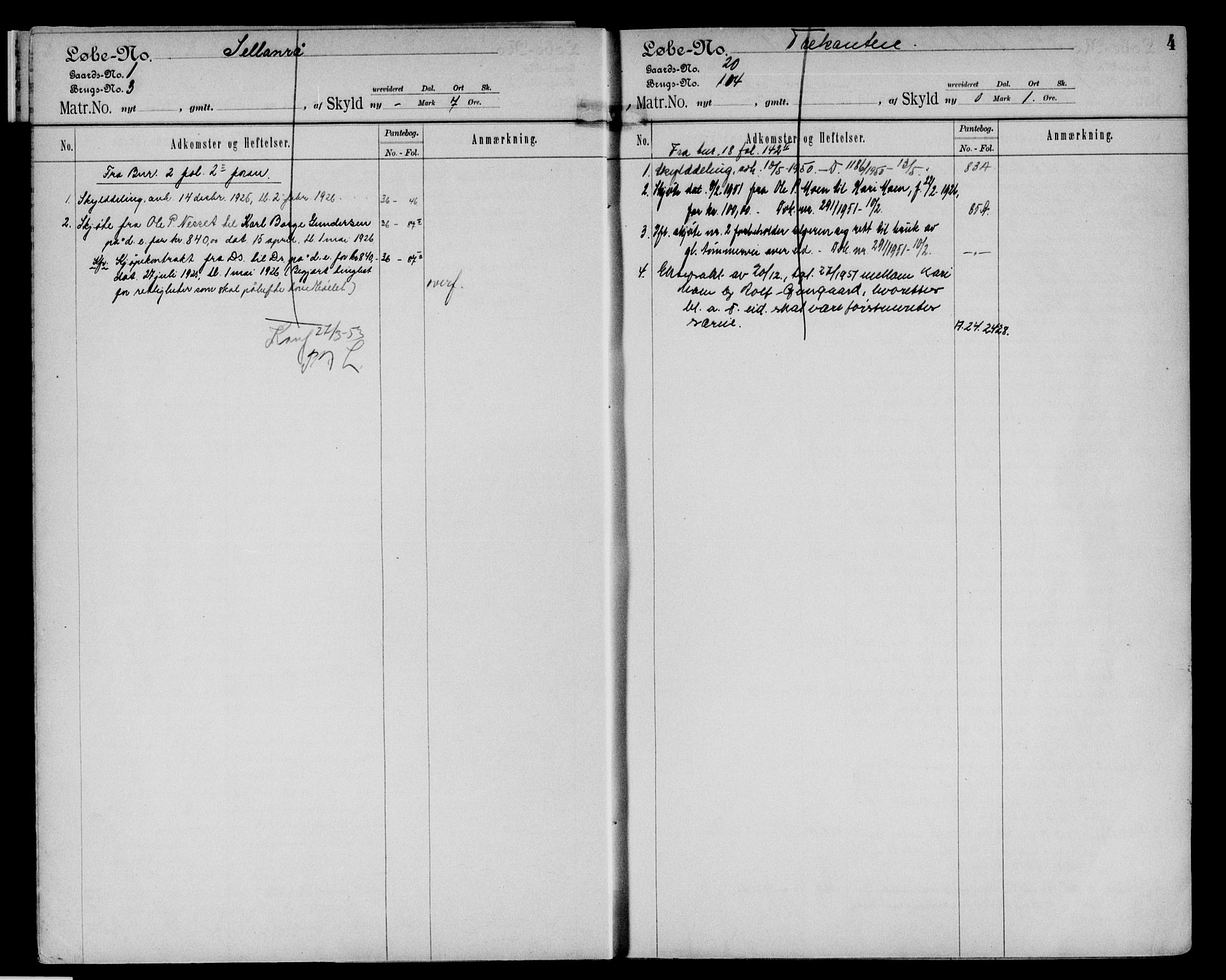 Sør-Østerdal sorenskriveri, AV/SAH-TING-018/H/Ha/Hae/L0064: Mortgage register no. 1, 1891, p. 4