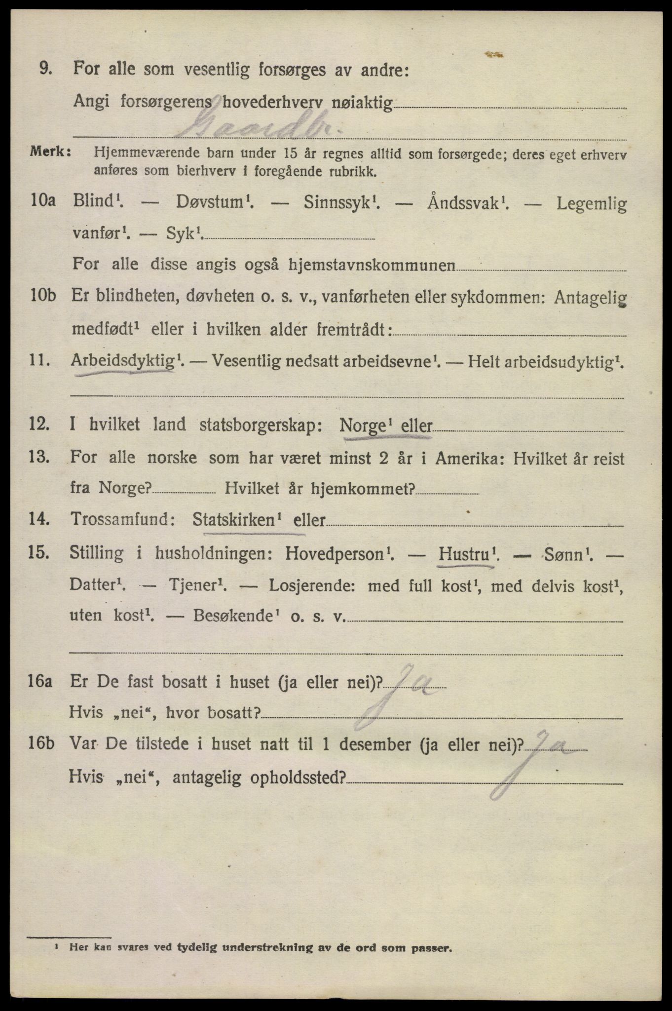 SAKO, 1920 census for Lardal, 1920, p. 5200