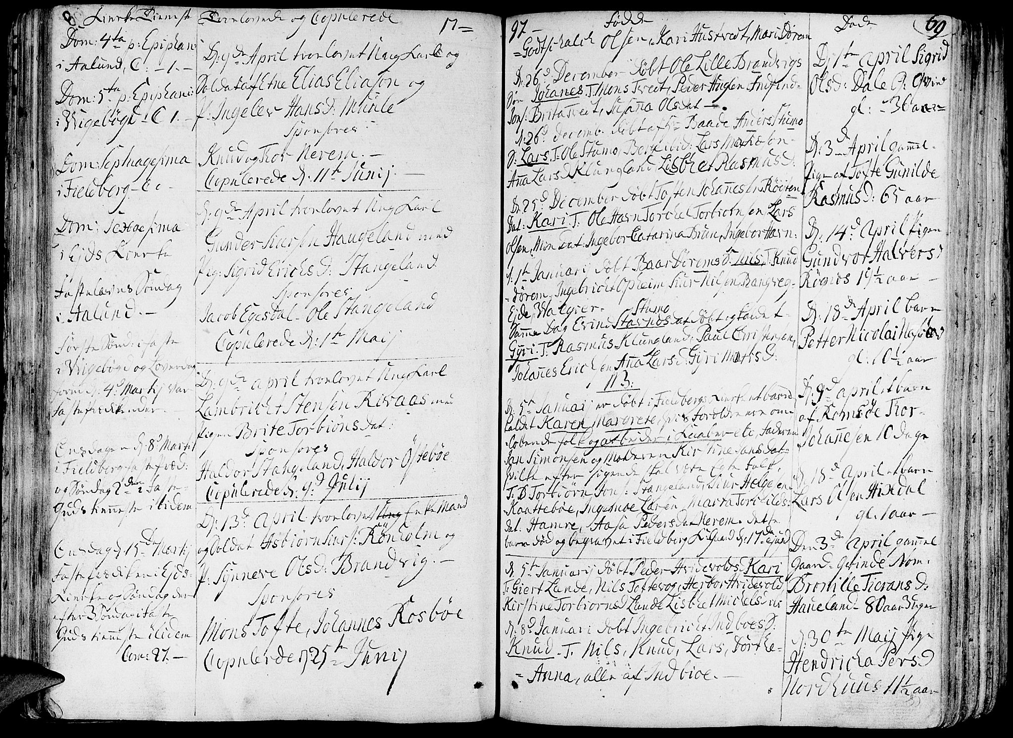 Fjelberg sokneprestembete, AV/SAB-A-75201/H/Haa: Parish register (official) no. A 3, 1788-1815, p. 69