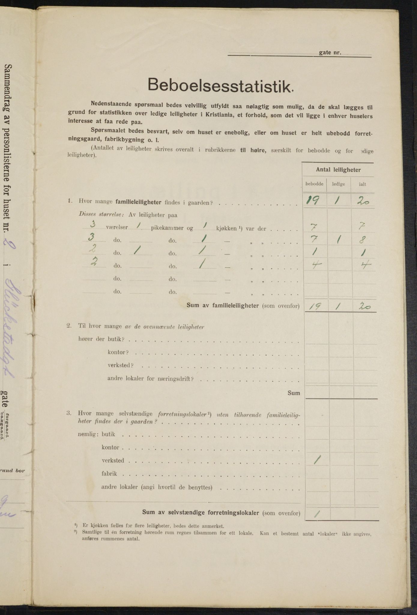 OBA, Municipal Census 1914 for Kristiania, 1914, p. 29504