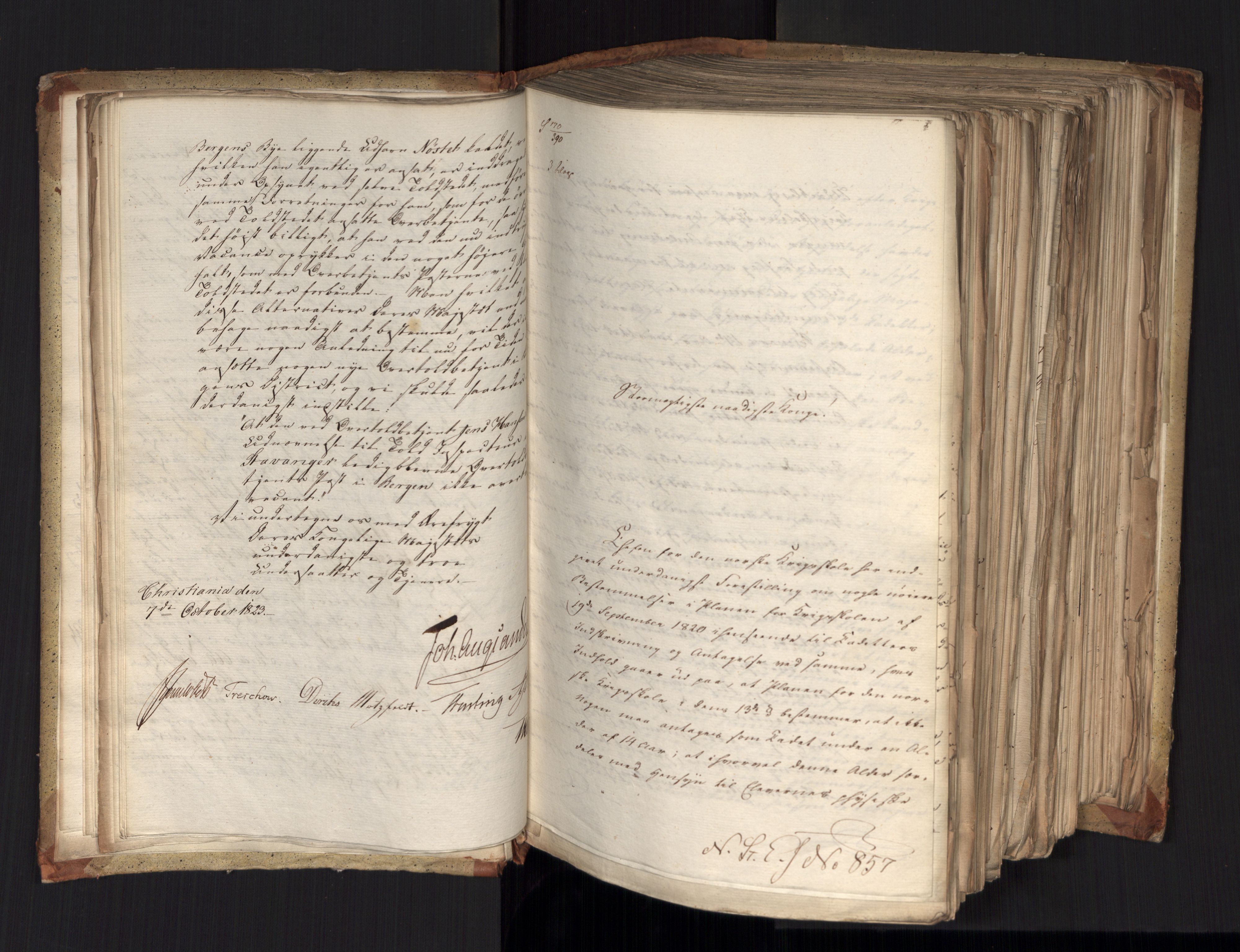 Statsrådsavdelingen i Stockholm, AV/RA-S-1003/D/Da/L0036: Regjeringsinnstillinger nr. 841-1114, 1823, p. 40