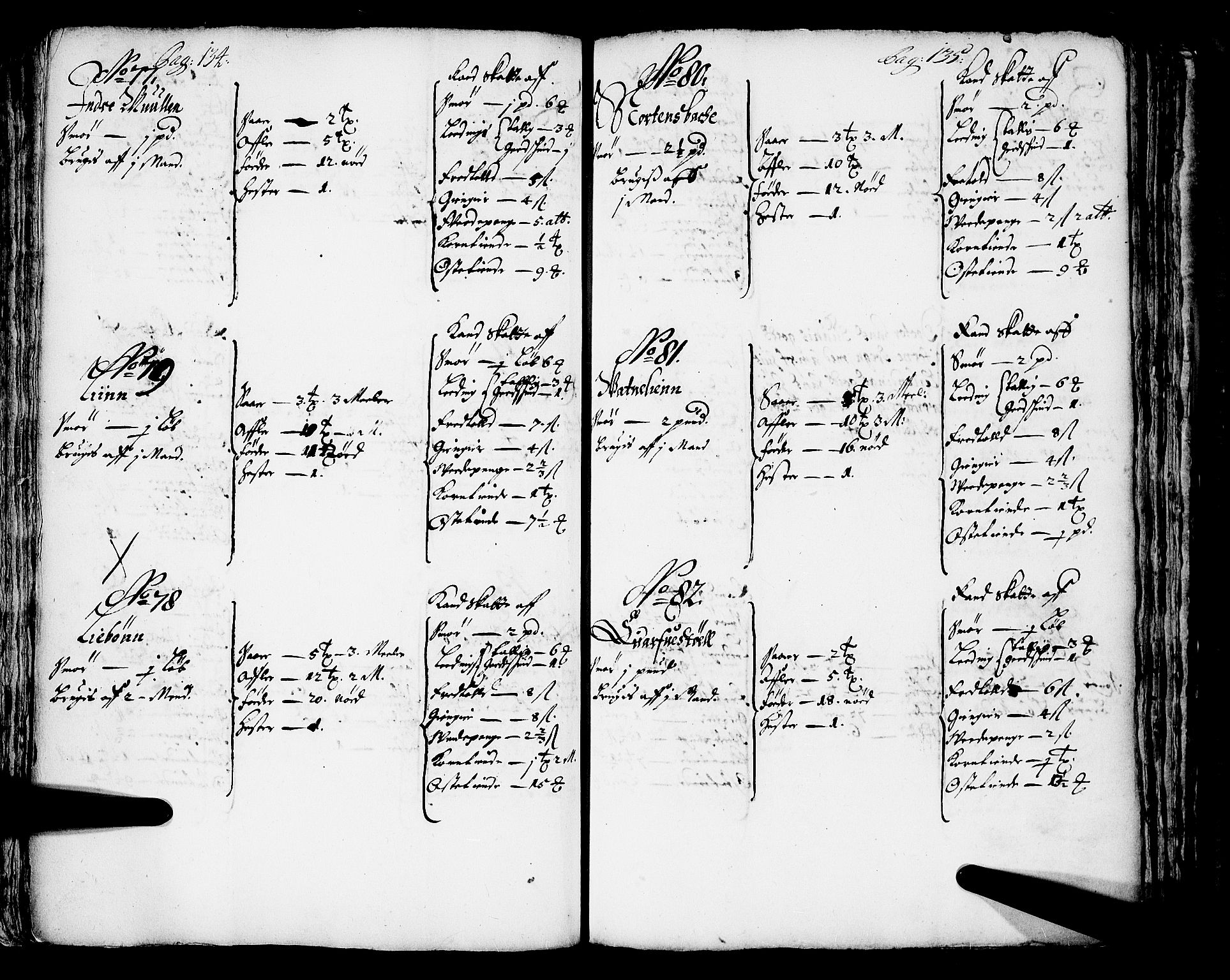 Rentekammeret inntil 1814, Realistisk ordnet avdeling, AV/RA-EA-4070/N/Nb/Nba/L0043: Sunnfjord fogderi, 1667, p. 134-135