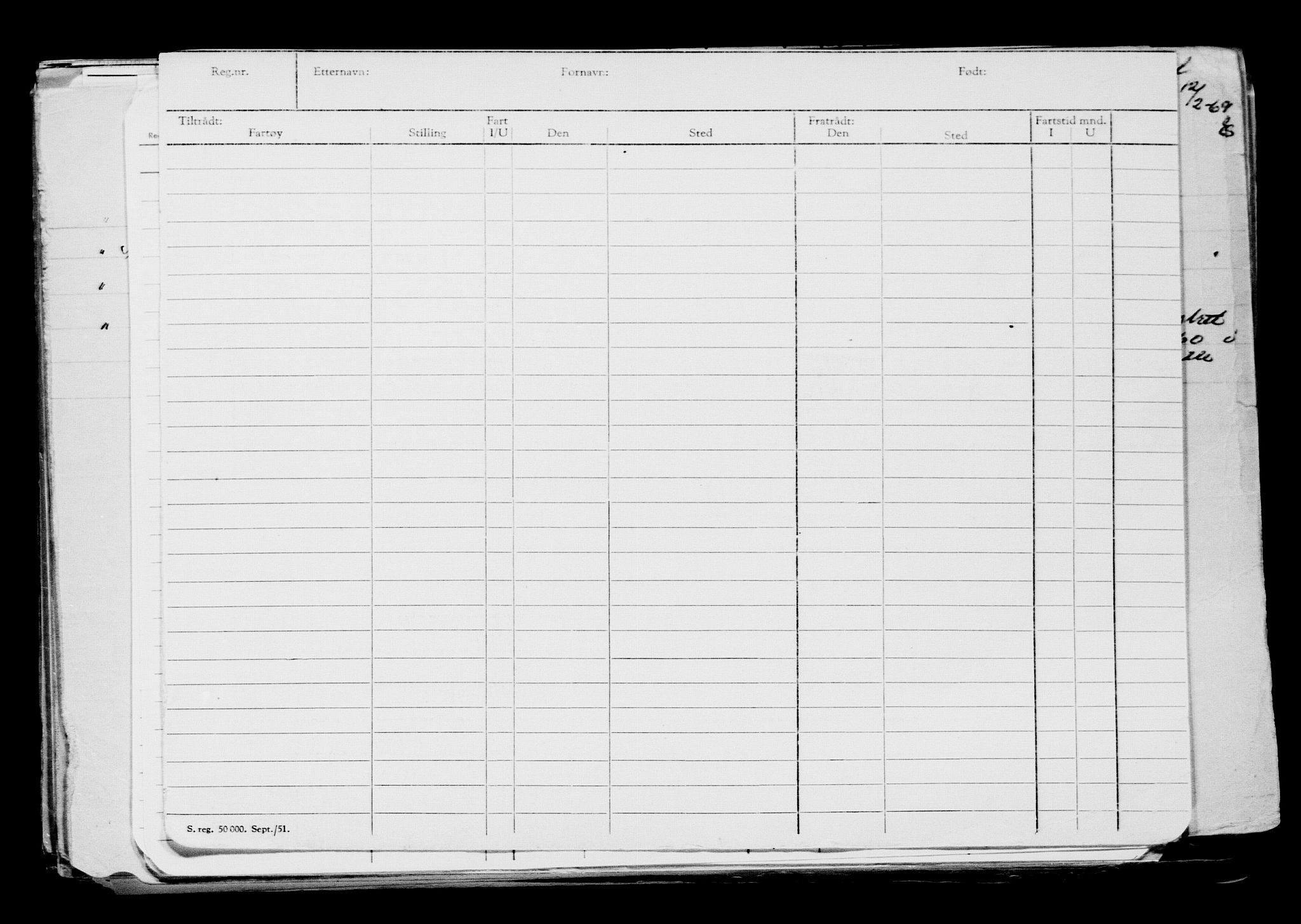 Direktoratet for sjømenn, AV/RA-S-3545/G/Gb/L0145: Hovedkort, 1917, p. 285