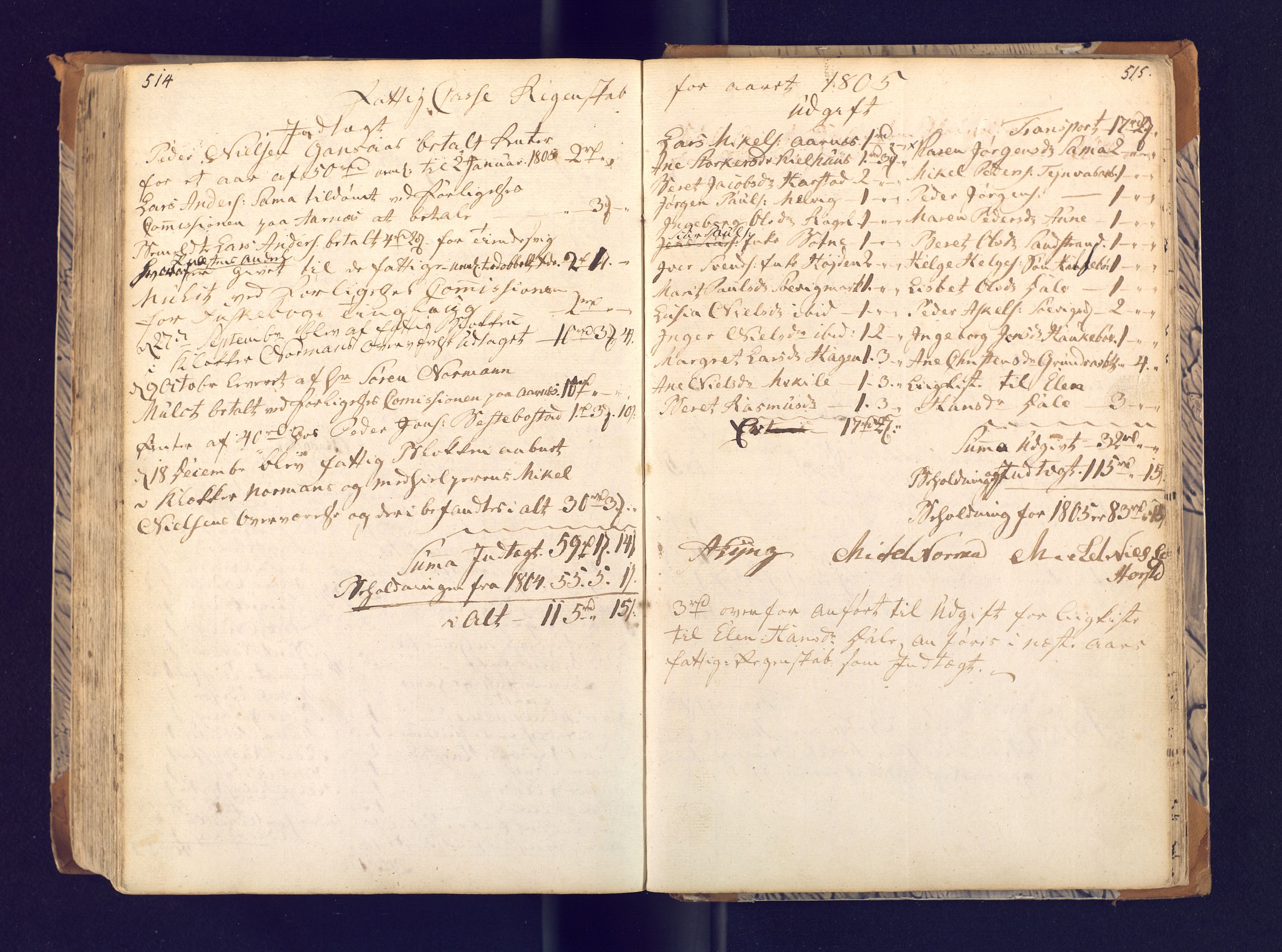 Trondenes sokneprestkontor, SATØ/S-1319/H/Ha/L0003kirke: Parish register (official) no. 3, 1783-1803, p. 514-515