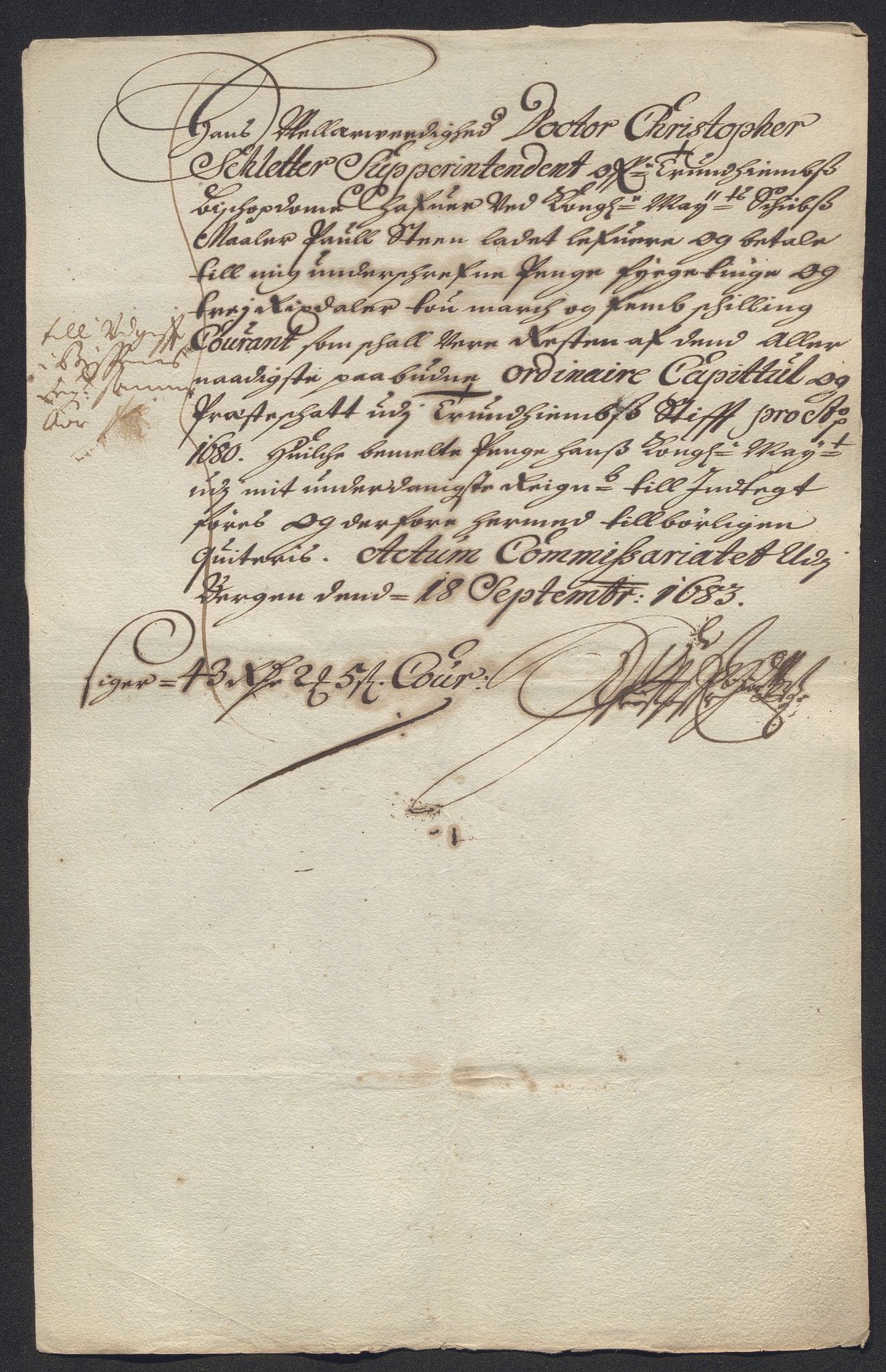 Rentekammeret inntil 1814, Reviderte regnskaper, Kirkeregnskap, AV/RA-EA-4067/Rf/L0129: Kirkeregnskap, 1625-1684, p. 612