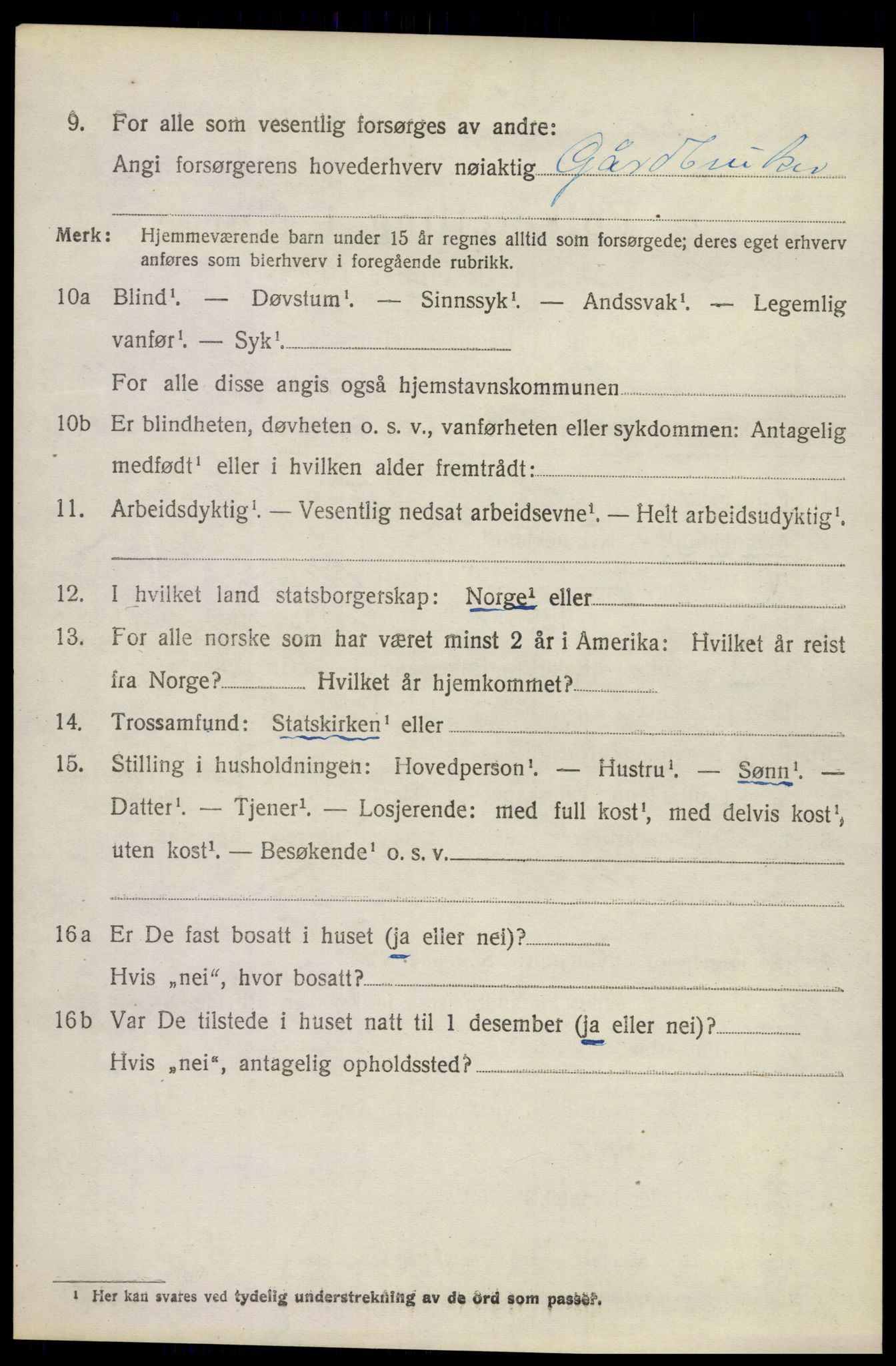 SAKO, 1920 census for Andebu, 1920, p. 5727