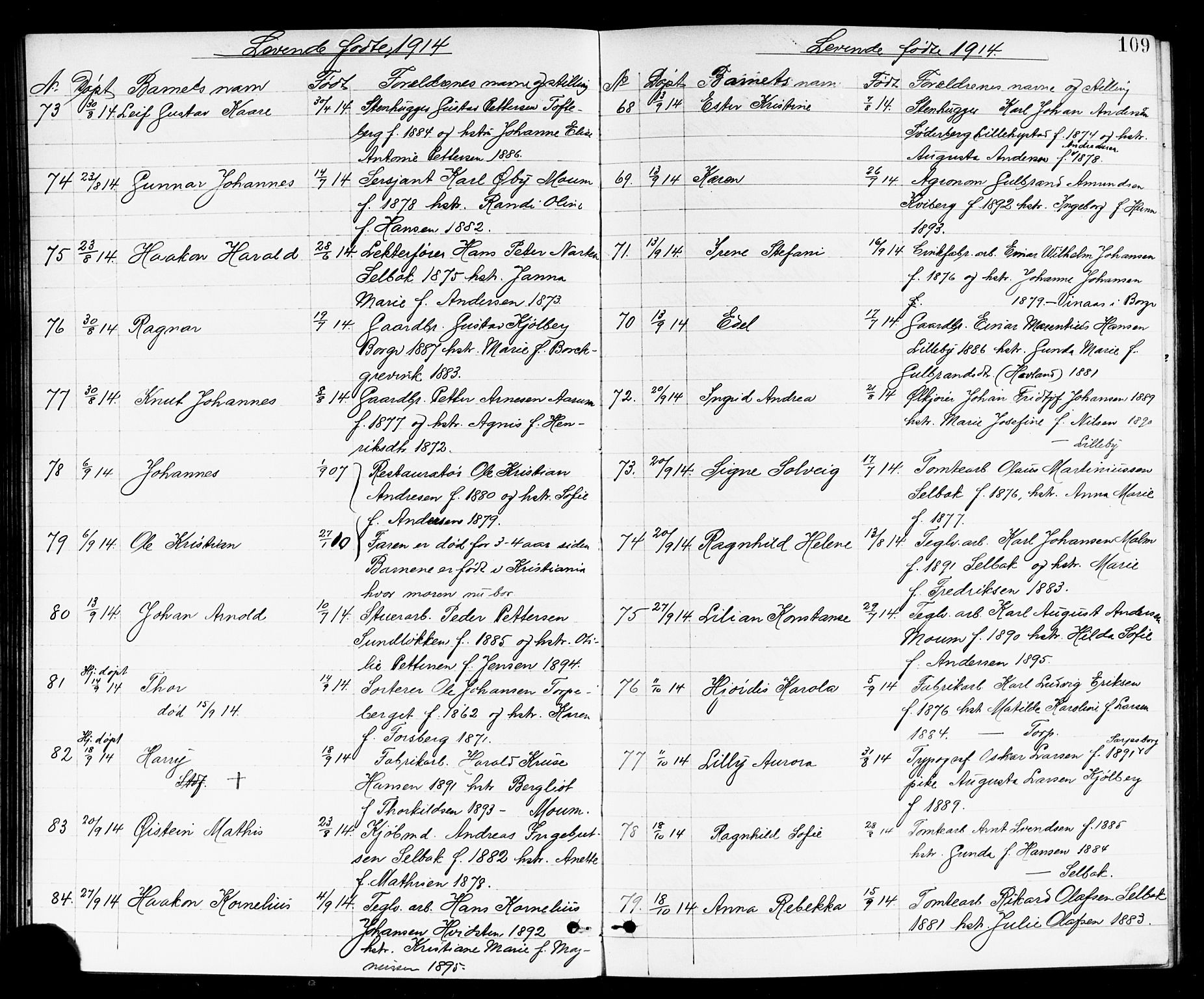 Borge prestekontor Kirkebøker, AV/SAO-A-10903/G/Ga/L0002: Parish register (copy) no. I 2, 1875-1923, p. 109