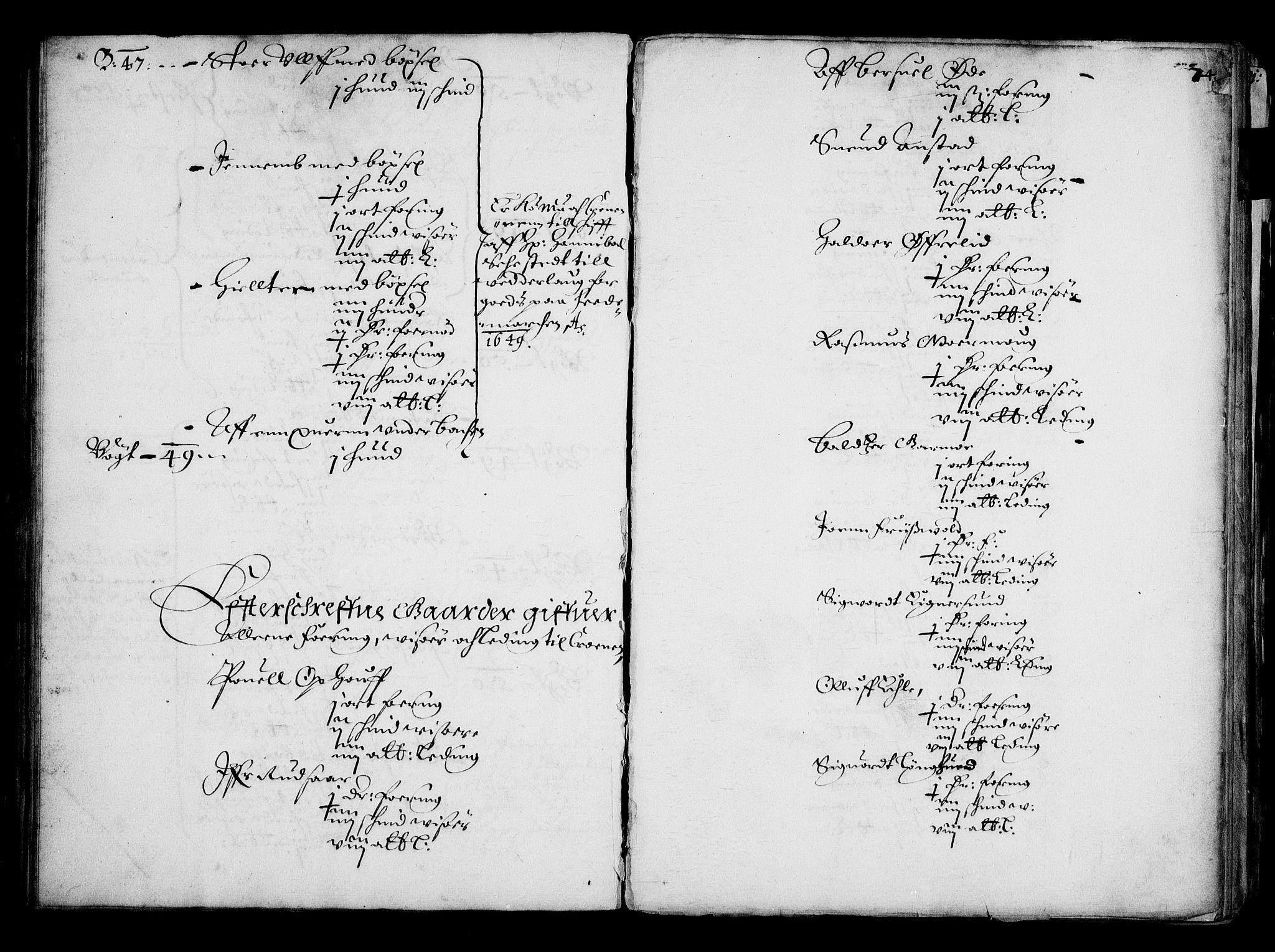 Rentekammeret inntil 1814, Realistisk ordnet avdeling, AV/RA-EA-4070/N/Na/L0001: [XI f]: Akershus stifts jordebok, 1652, p. 73b-74a