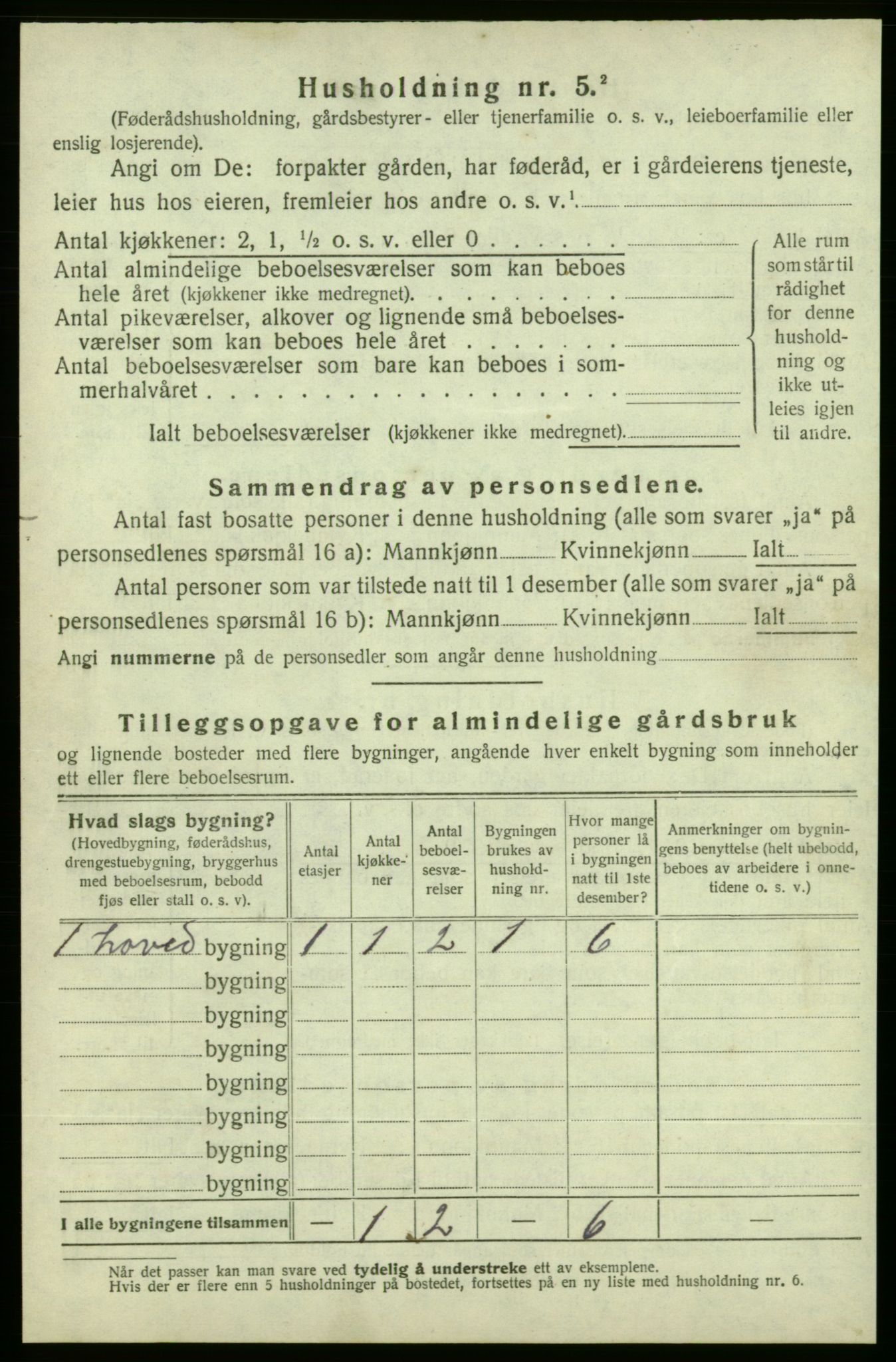 SAB, 1920 census for Skånevik, 1920, p. 1194