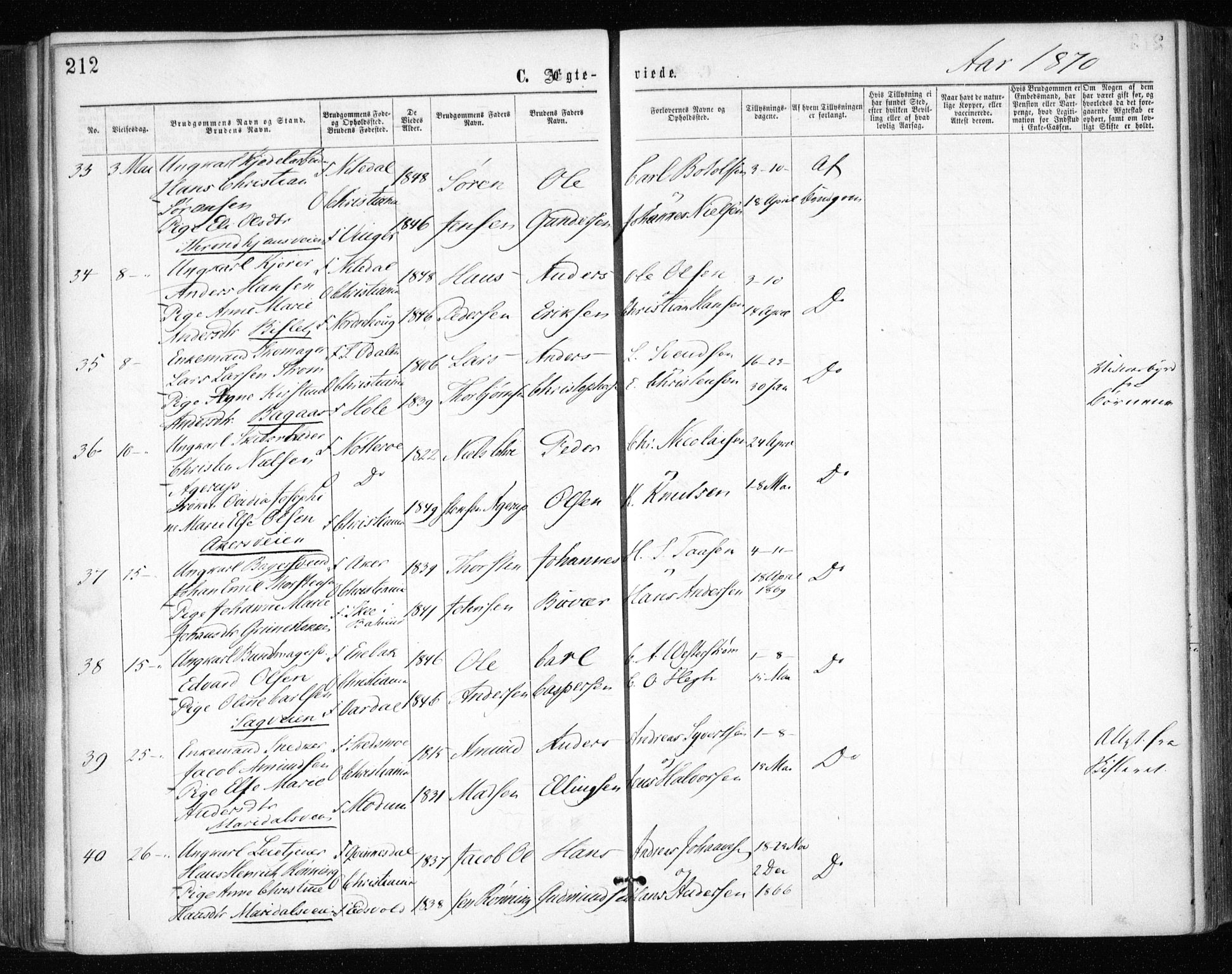 Gamle Aker prestekontor Kirkebøker, AV/SAO-A-10617a/F/L0003: Parish register (official) no. 3, 1865-1873, p. 212