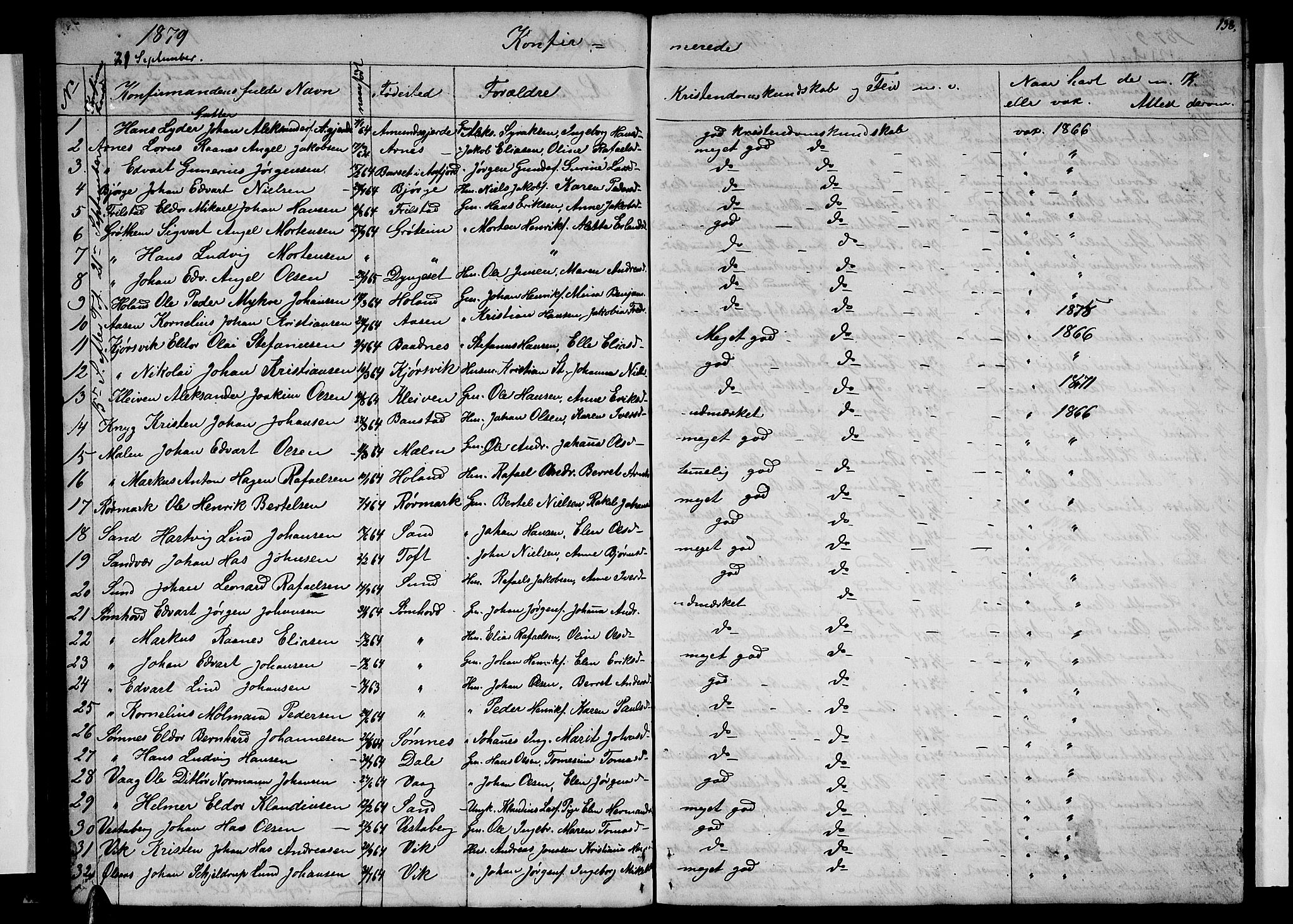 Ministerialprotokoller, klokkerbøker og fødselsregistre - Nordland, SAT/A-1459/812/L0187: Parish register (copy) no. 812C05, 1850-1883, p. 138