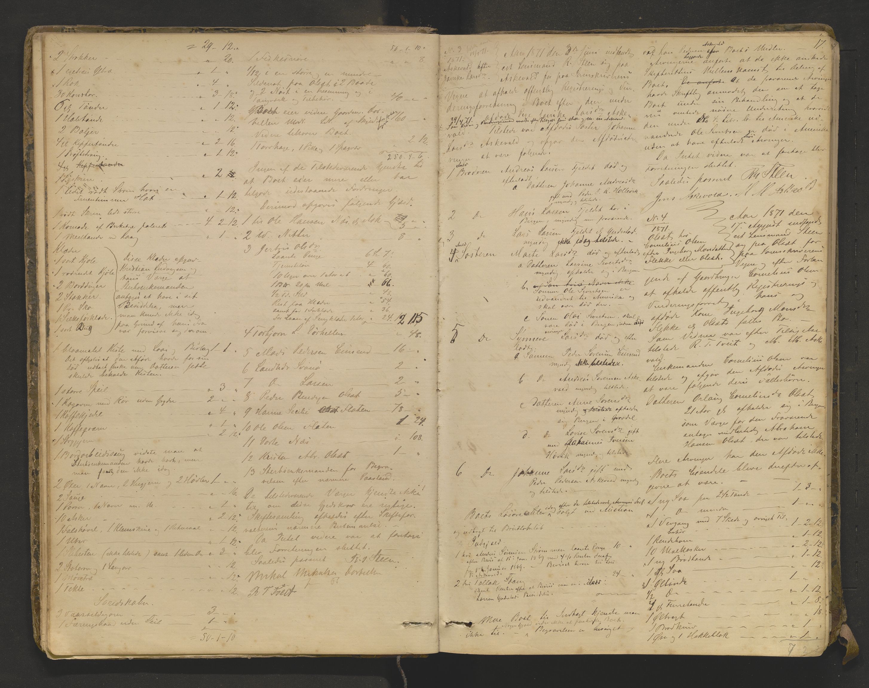 Lensmannen i Askvoll, AV/SAB-A-26301/0006/L0003: Registreringsprotokoll, 1869-1904, p. 16b-17a