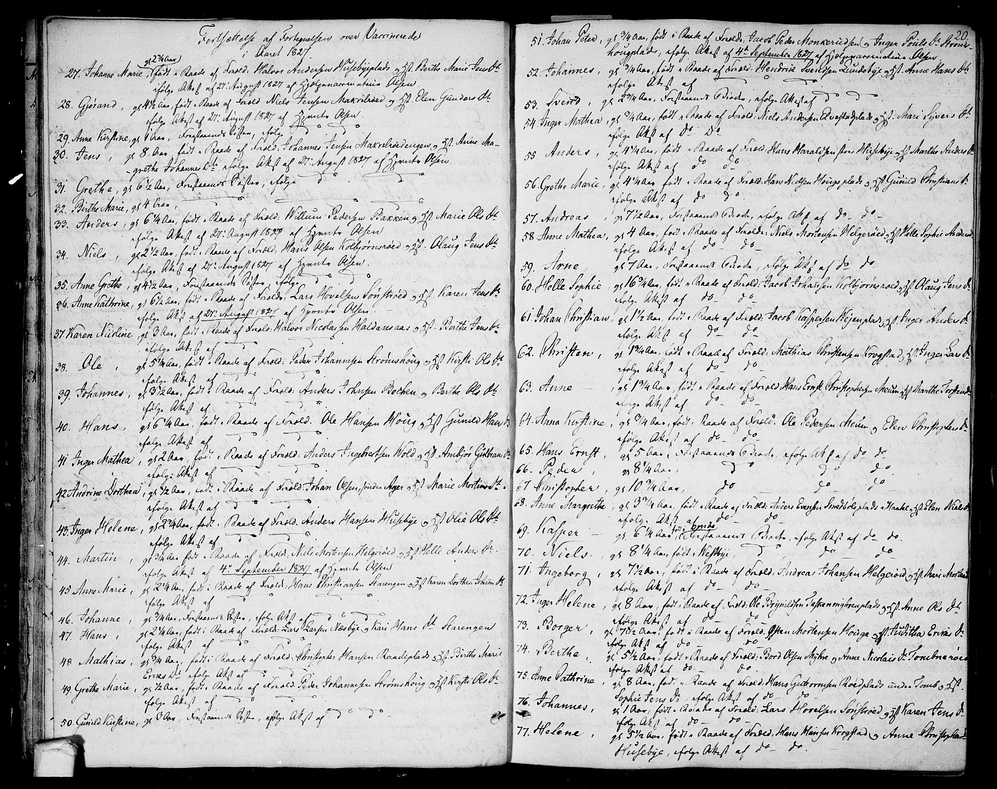 Råde prestekontor kirkebøker, AV/SAO-A-2009/F/Fa/L0003: Parish register (official) no. 3, 1806-1814, p. 20