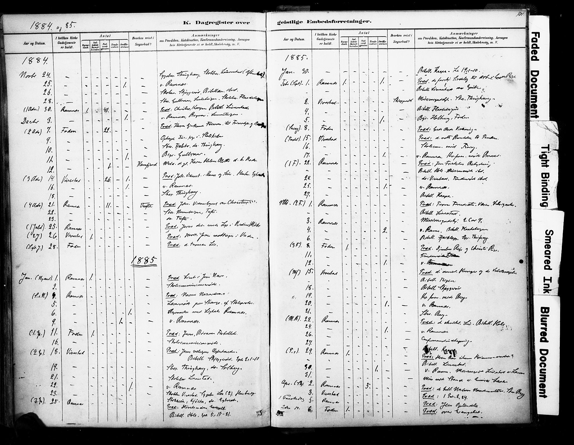 Ramnes kirkebøker, SAKO/A-314/F/Fa/L0007: Parish register (official) no. I 7, 1878-1895, p. 700-701