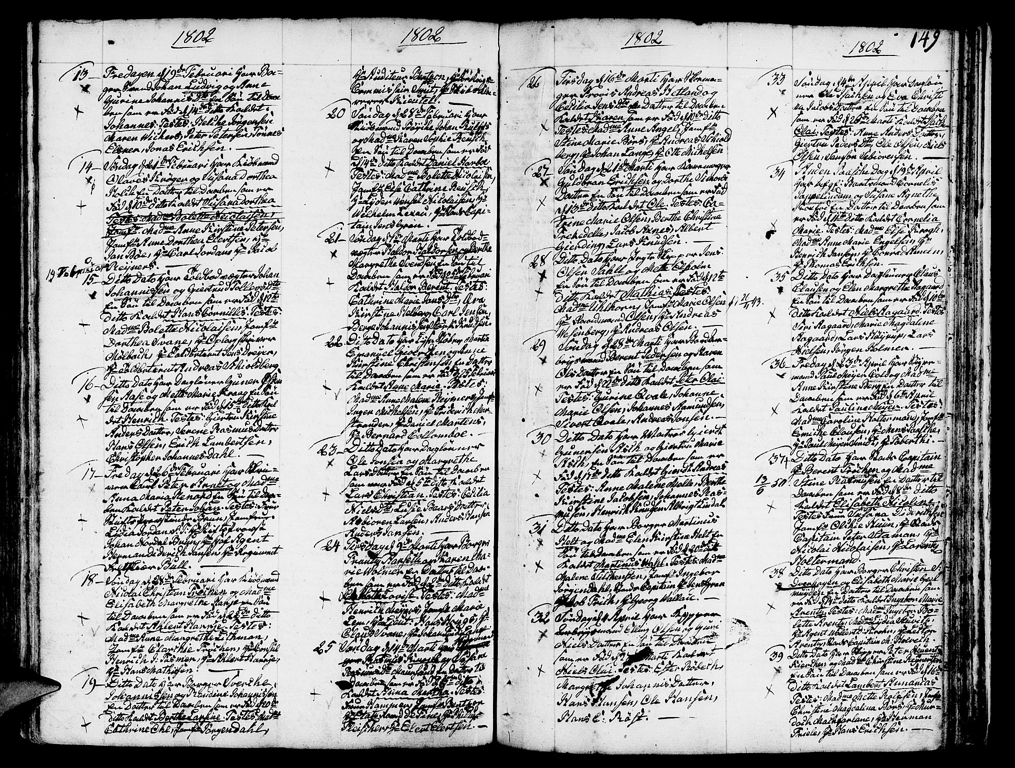 Nykirken Sokneprestembete, SAB/A-77101/H/Haa/L0005: Parish register (official) no. A 5, 1775-1808, p. 149