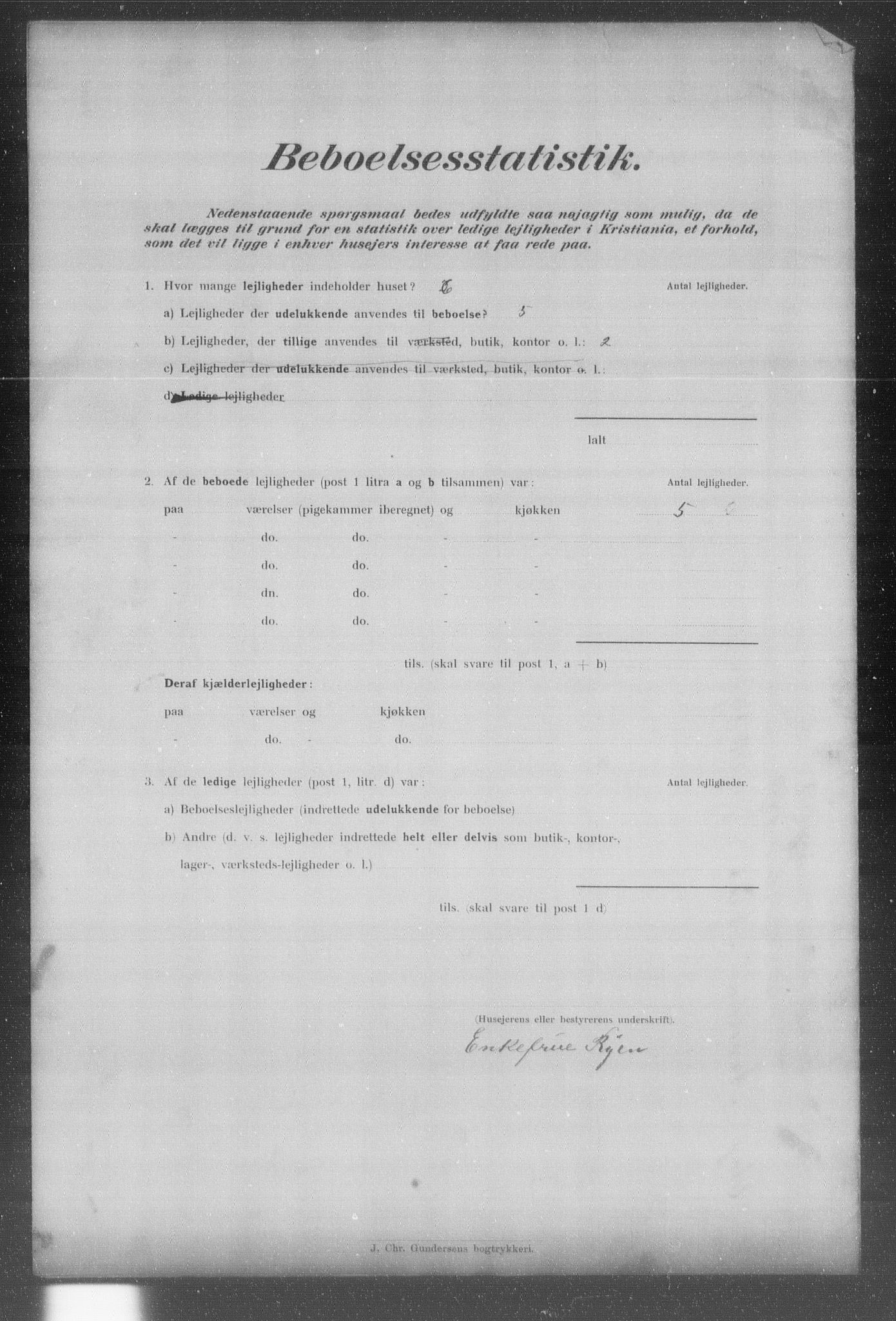 OBA, Municipal Census 1902 for Kristiania, 1902, p. 23784