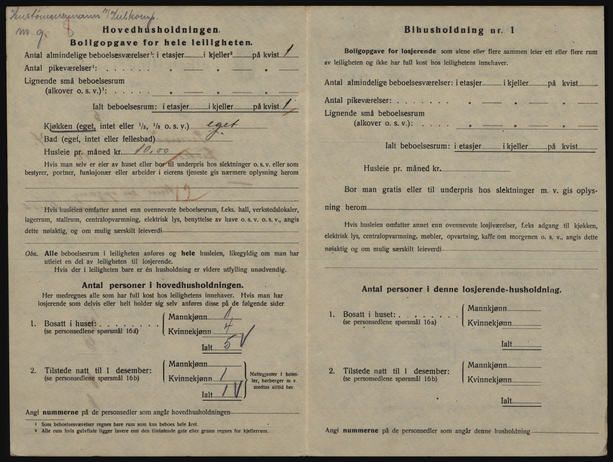 SATØ, 1920 census for Tromsø, 1920, p. 3614