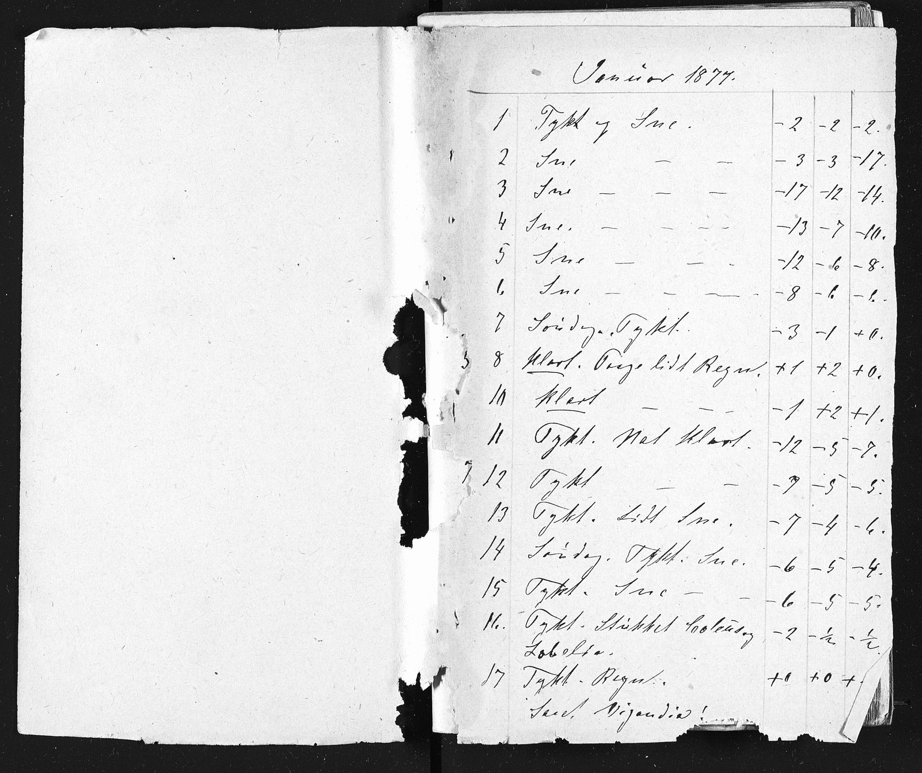Familien Aalls privatarkiv , NESJ/NJM-005/E-00003/L0001/0003/0012: Dag- og notatbøker / Dølner dagbokpakke 001, 1877-1880