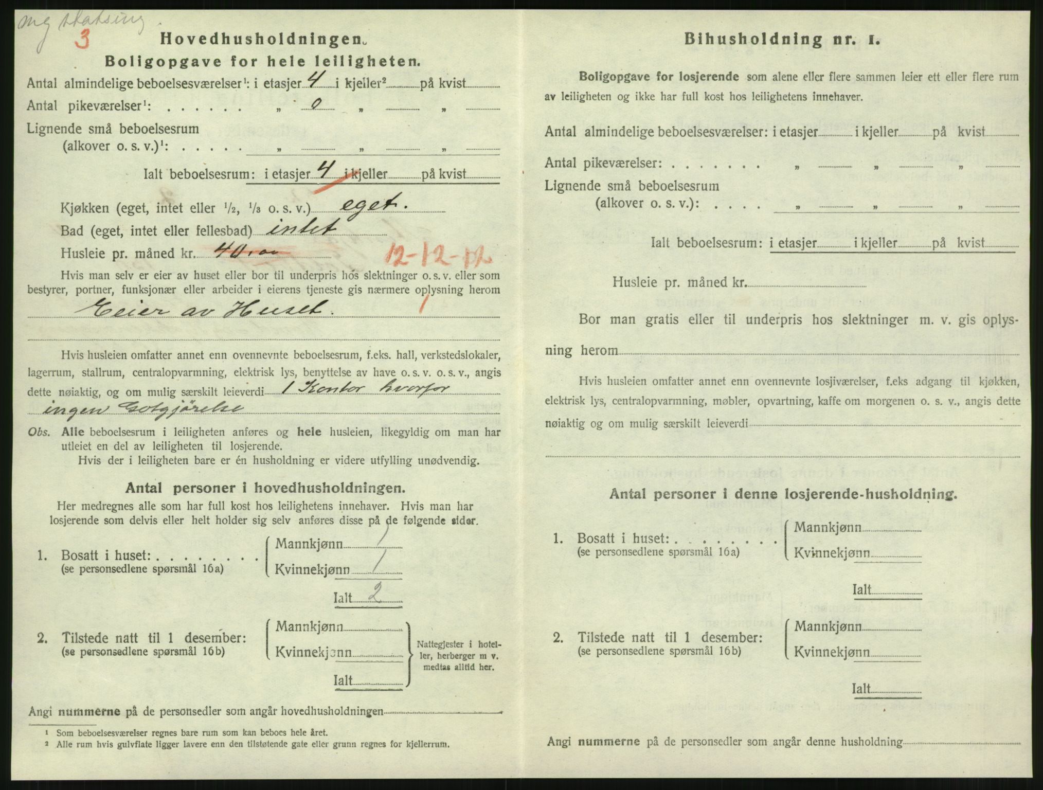 SAT, 1920 census for Steinkjer, 1920, p. 2341