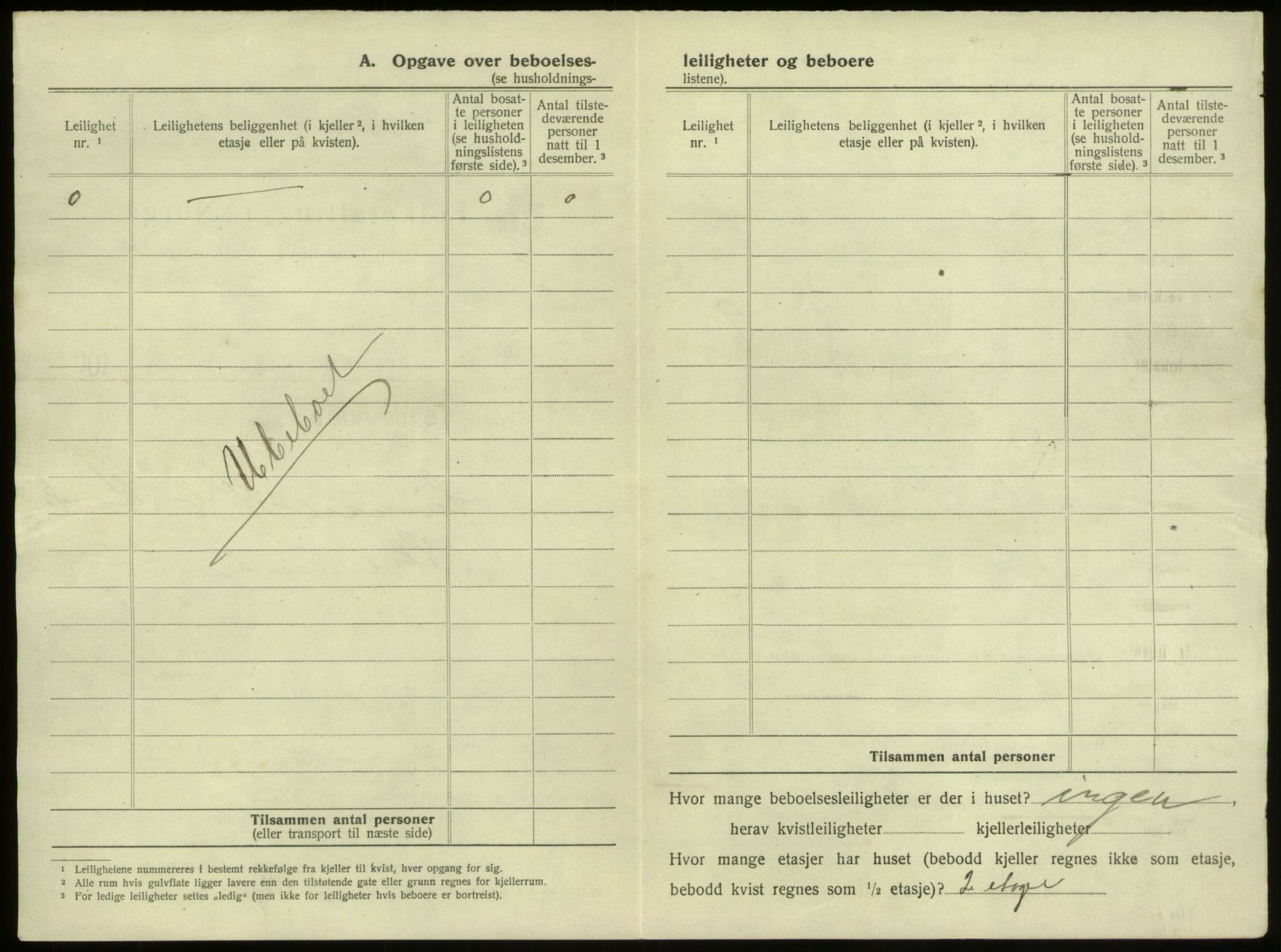 SAB, 1920 census for Bergen, 1920, p. 9446