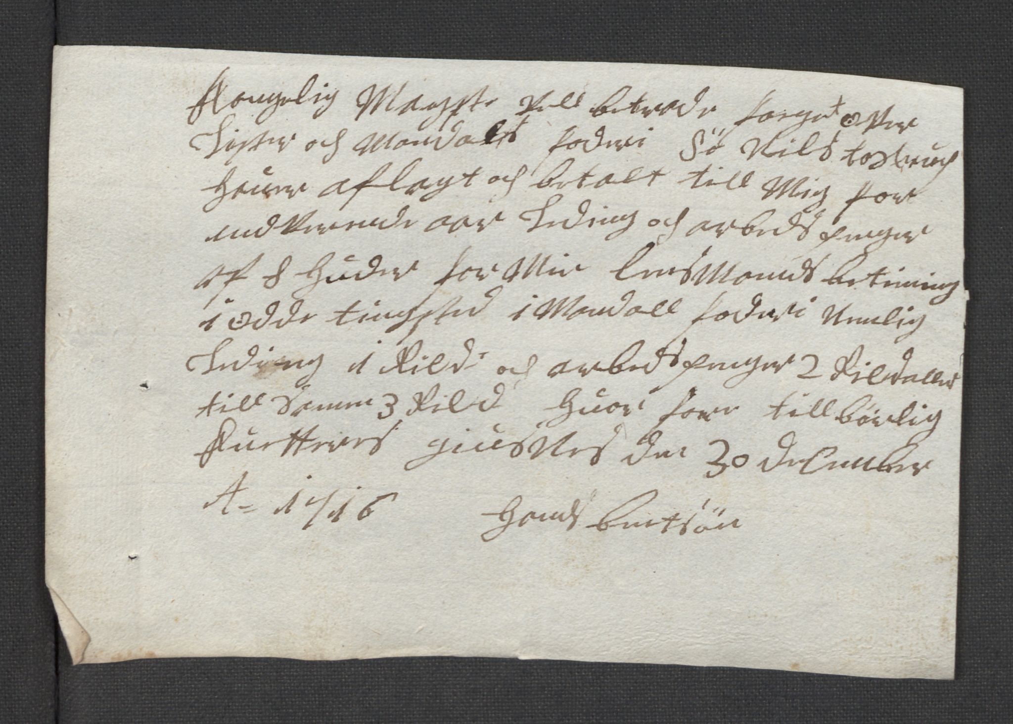 Rentekammeret inntil 1814, Reviderte regnskaper, Fogderegnskap, RA/EA-4092/R43/L2560: Fogderegnskap Lista og Mandal, 1716, p. 203