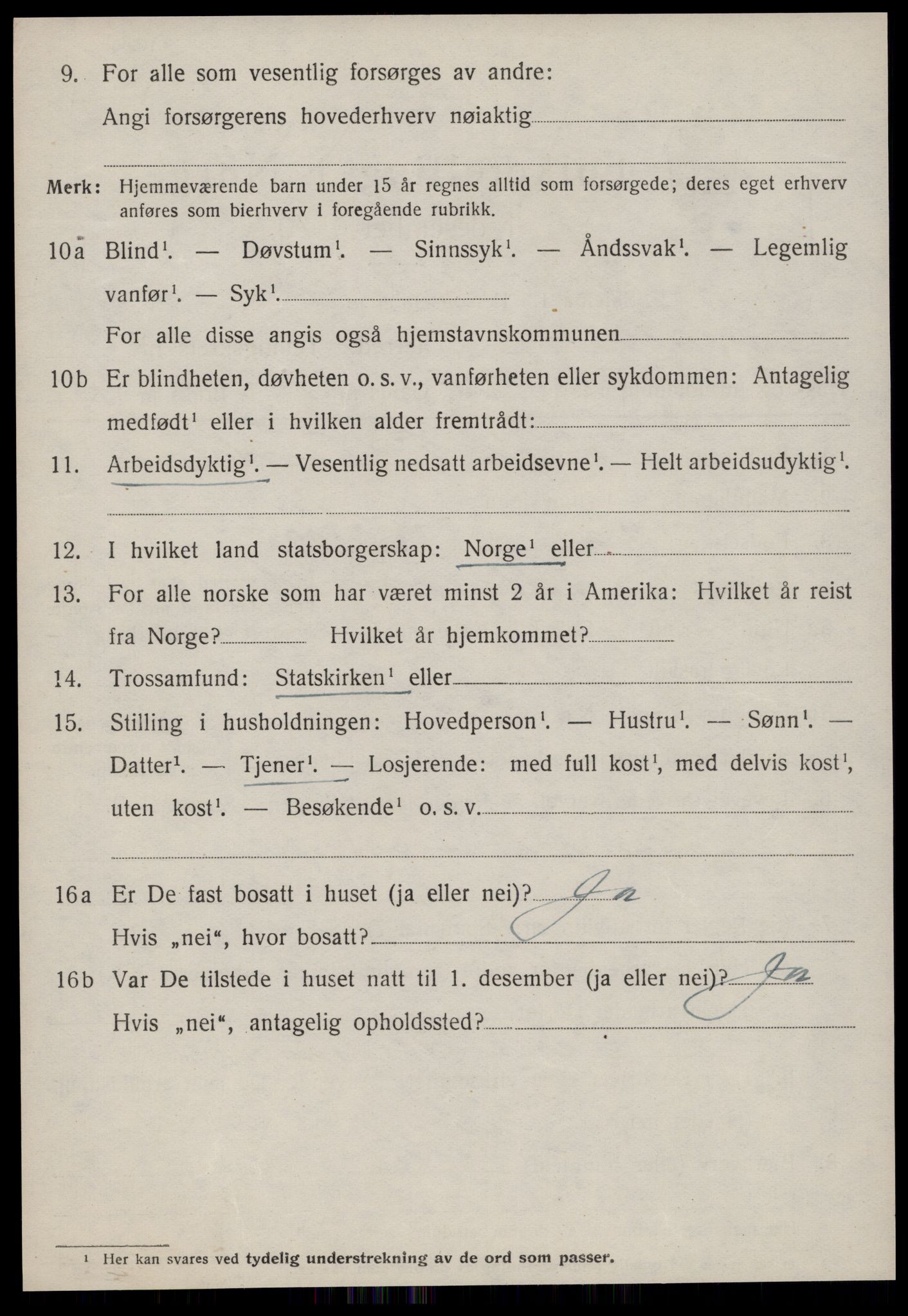 SAT, 1920 census for Sykkylven, 1920, p. 2460