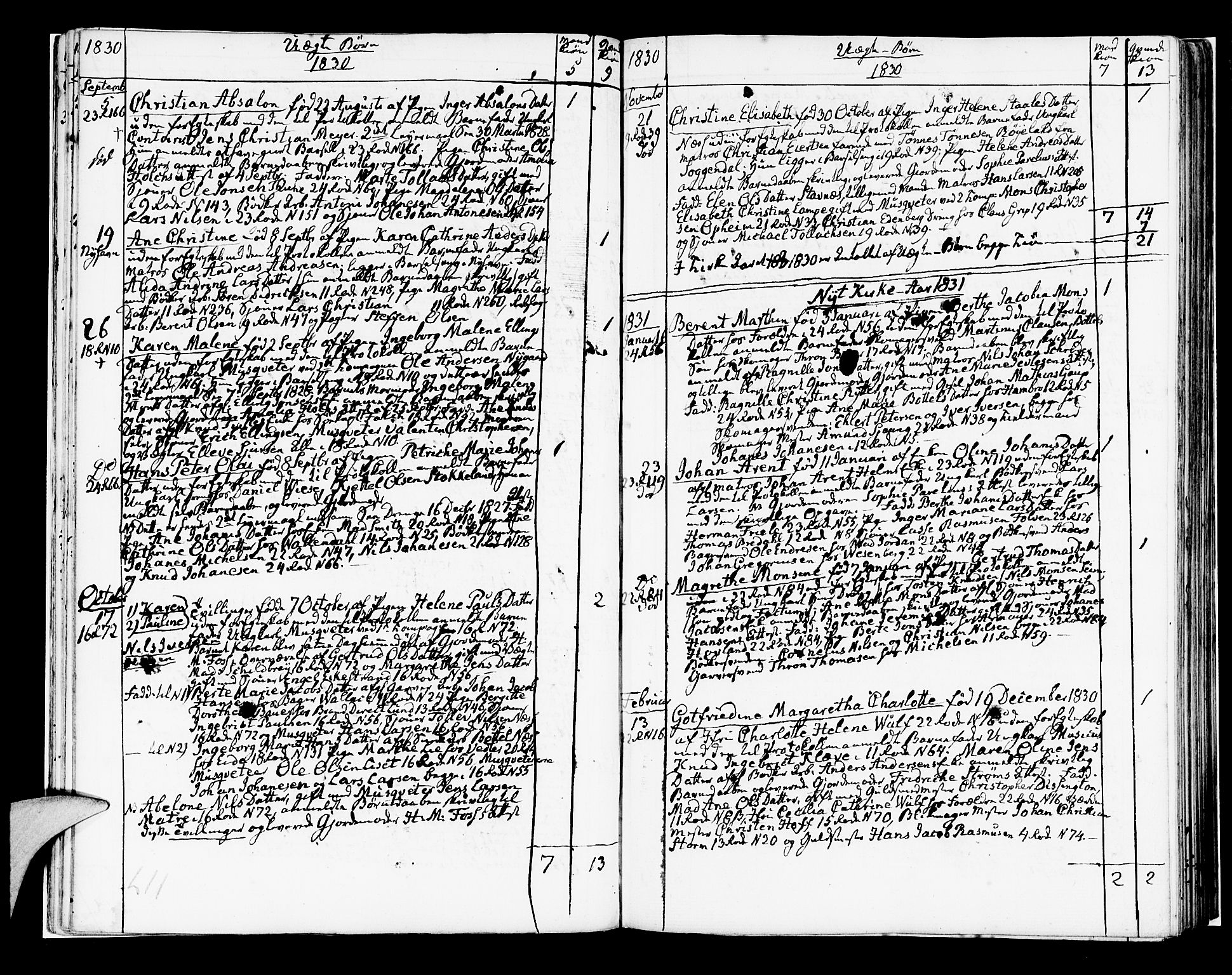 Korskirken sokneprestembete, AV/SAB-A-76101/H/Hab: Parish register (copy) no. A 4, 1820-1832, p. 117