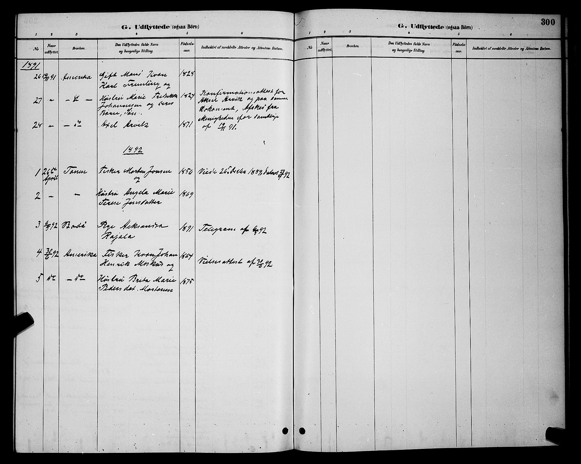 Vardø sokneprestkontor, AV/SATØ-S-1332/H/Hb/L0005klokker: Parish register (copy) no. 5, 1887-1892, p. 300