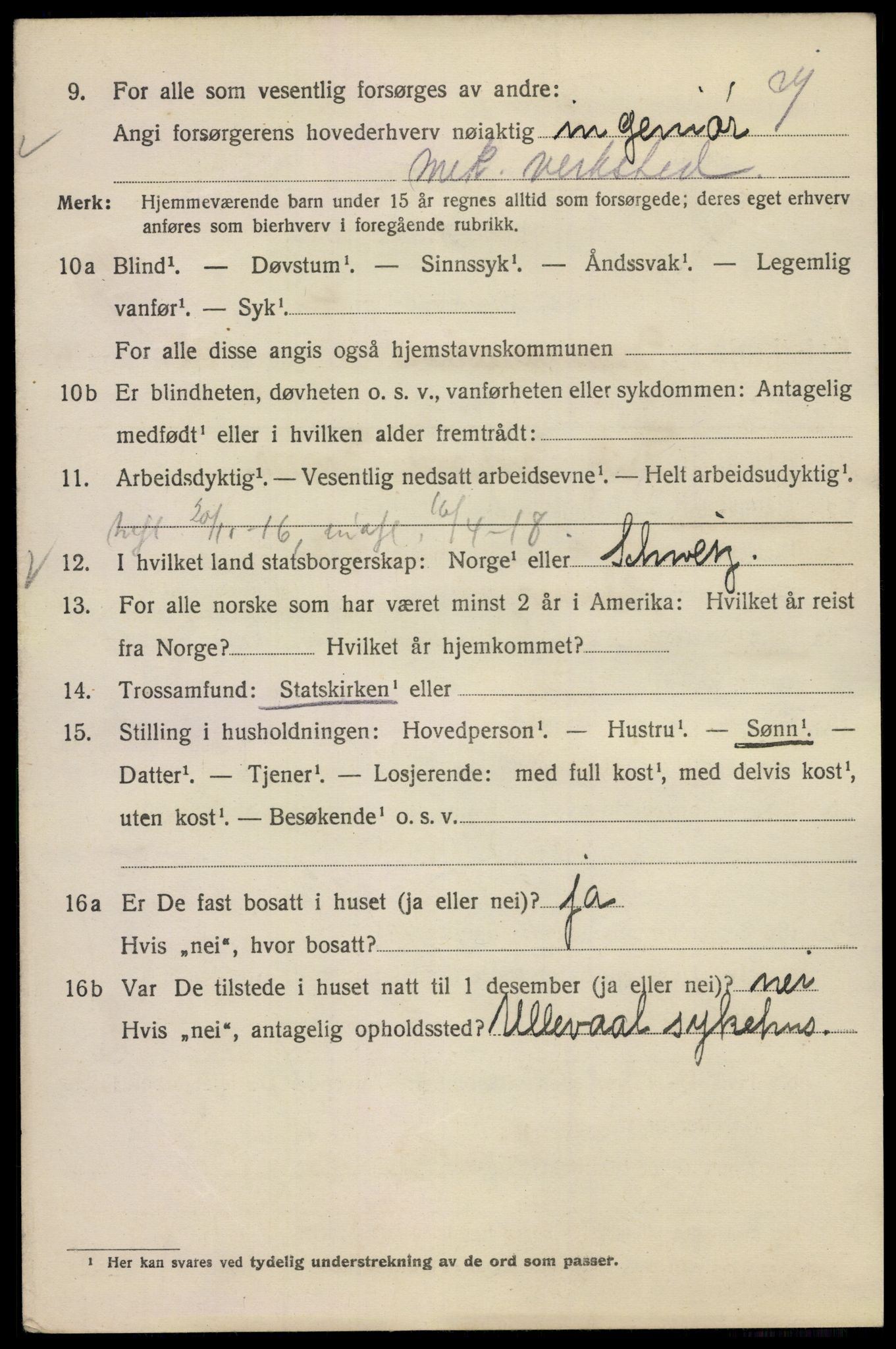 SAO, 1920 census for Kristiania, 1920, p. 203408