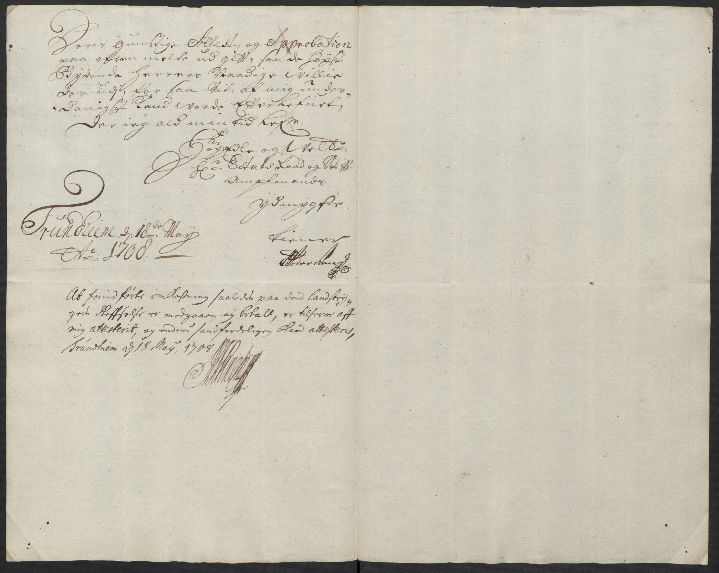 Rentekammeret inntil 1814, Reviderte regnskaper, Fogderegnskap, RA/EA-4092/R60/L3955: Fogderegnskap Orkdal og Gauldal, 1705, p. 566