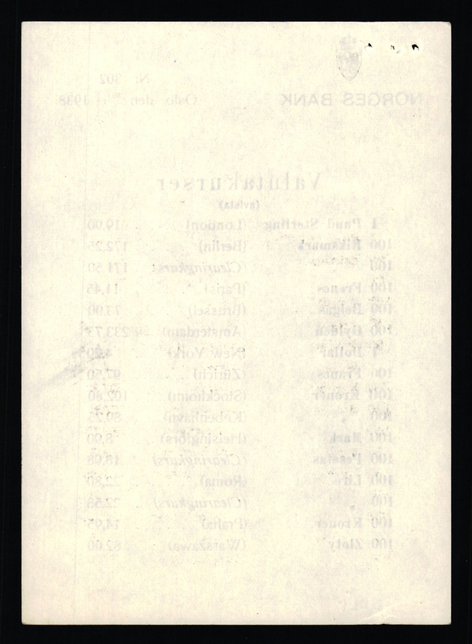 Norges Bank, Statistisk avdeling, AV/RA-S-4063/D/L0171: Sakarkiv, 1925-1953, p. 1398