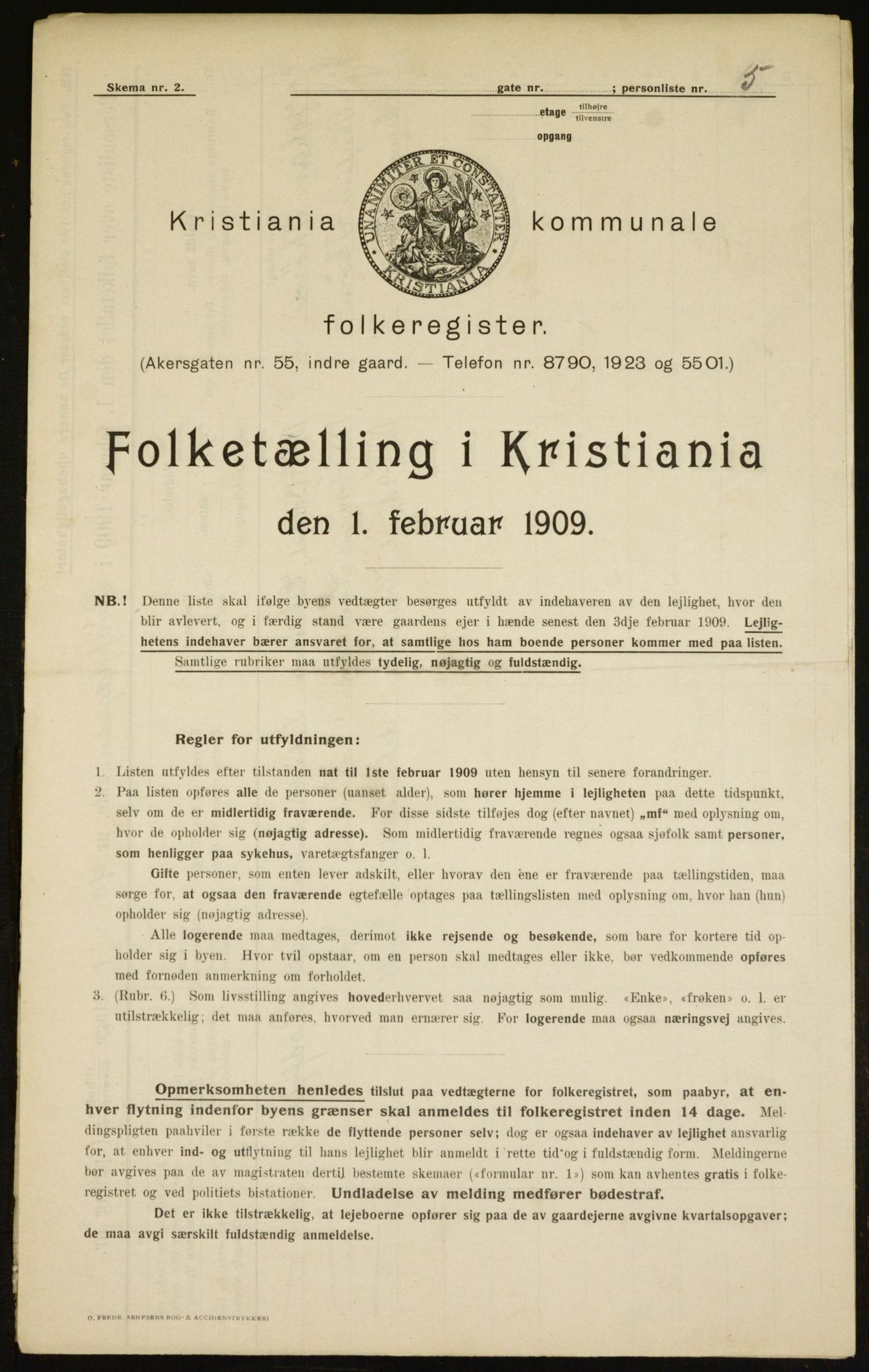 OBA, Municipal Census 1909 for Kristiania, 1909, p. 78230