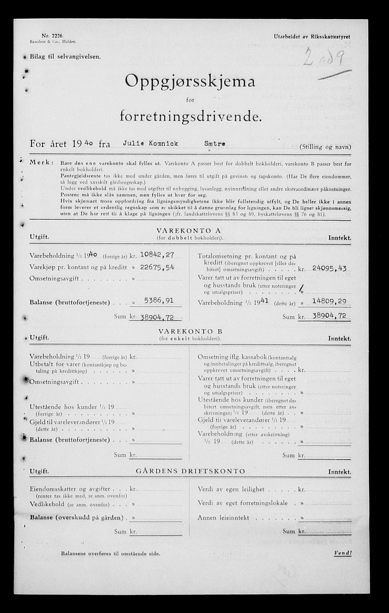 Justisdepartementet, Tilbakeføringskontoret for inndratte formuer, AV/RA-S-1564/H/Hc/Hcd/L1002: --, 1945-1947, p. 75