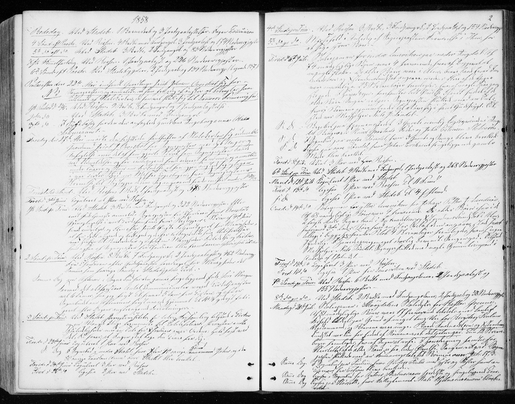 Ministerialprotokoller, klokkerbøker og fødselsregistre - Sør-Trøndelag, SAT/A-1456/646/L0612: Parish register (official) no. 646A10, 1858-1869, p. 2
