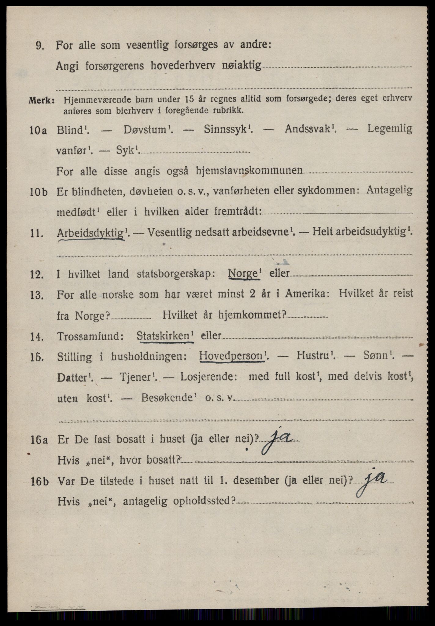 SAT, 1920 census for Giske, 1920, p. 1879