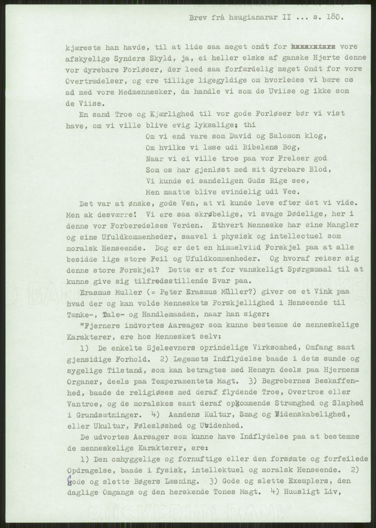 Samlinger til kildeutgivelse, Haugianerbrev, AV/RA-EA-6834/F/L0002: Haugianerbrev II: 1805-1821, 1805-1821, p. 180