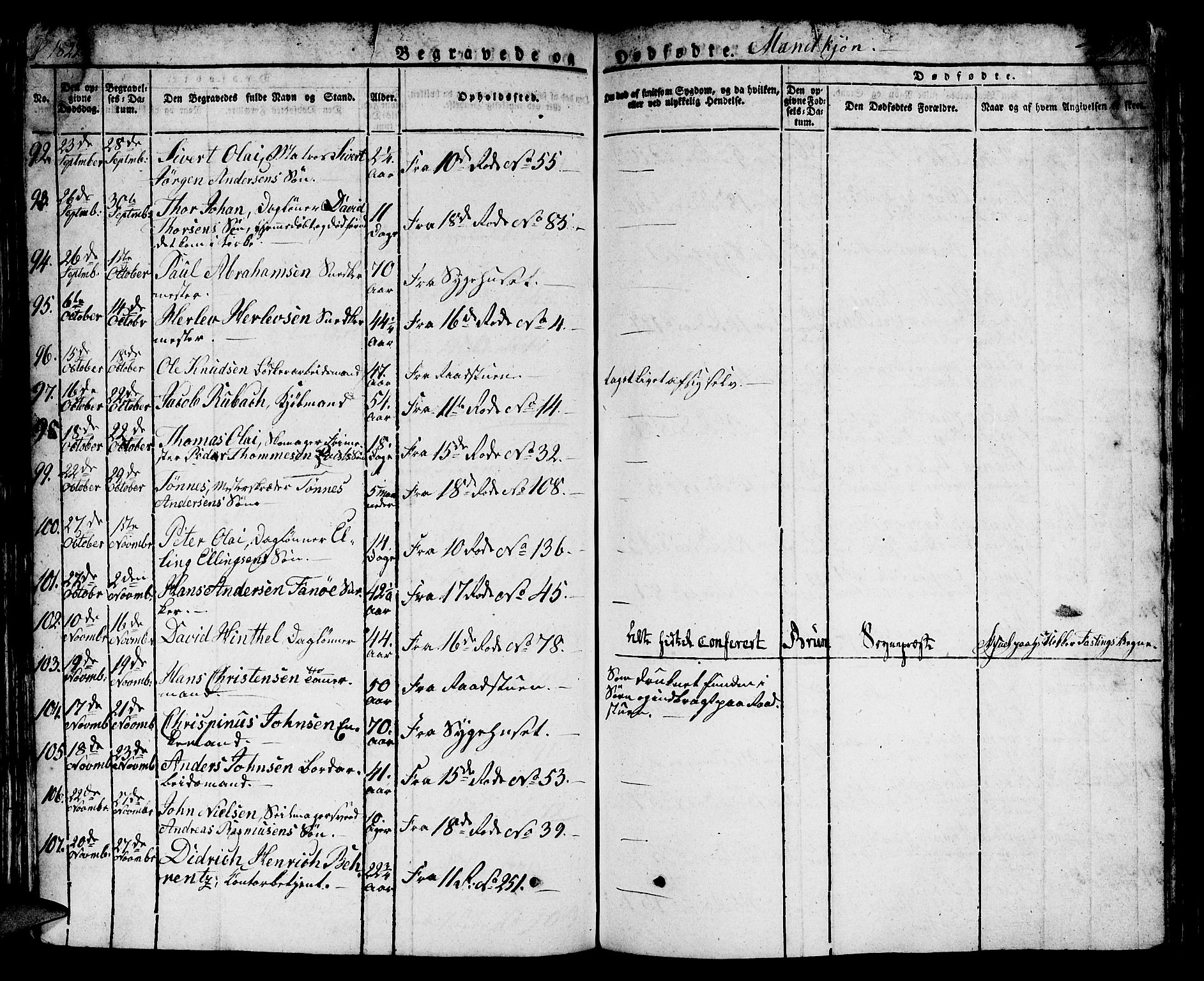 Domkirken sokneprestembete, AV/SAB-A-74801/H/Hab/L0002: Parish register (copy) no. A 2, 1821-1839, p. 492