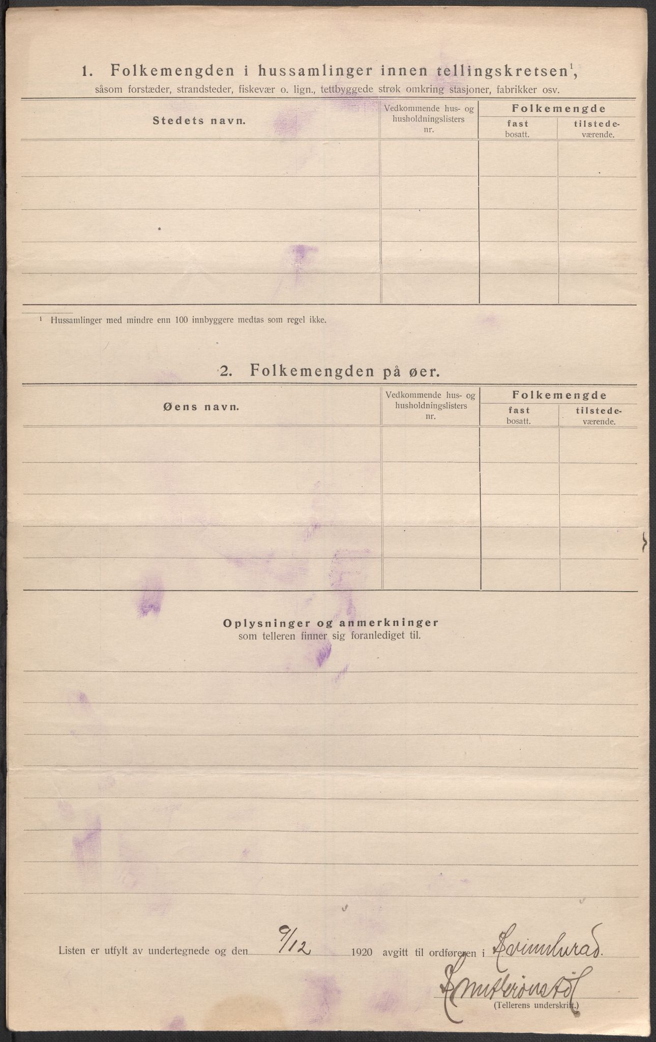 SAB, 1920 census for Kvinnherad, 1920, p. 72