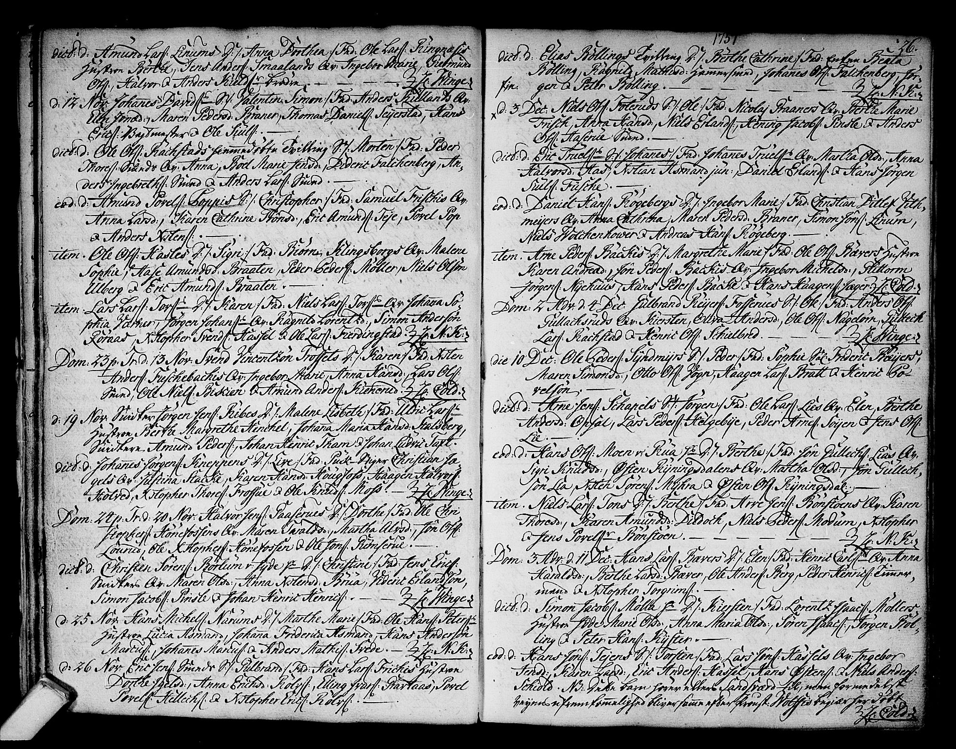 Kongsberg kirkebøker, SAKO/A-22/F/Fa/L0004: Parish register (official) no. I 4, 1756-1768, p. 26