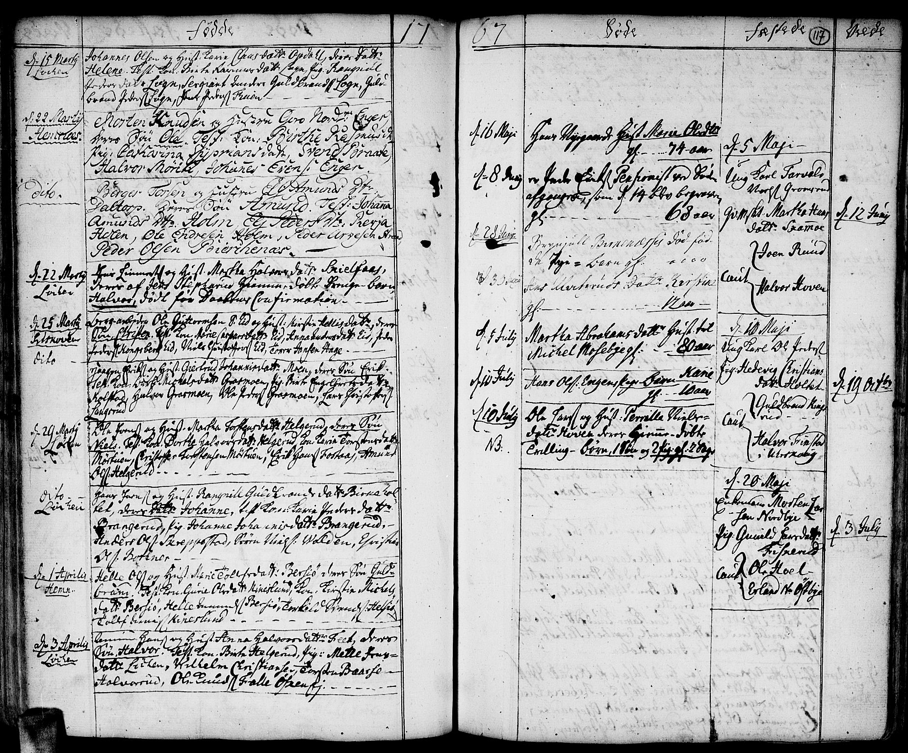 Høland prestekontor Kirkebøker, AV/SAO-A-10346a/F/Fa/L0004: Parish register (official) no. I 4, 1757-1780, p. 117