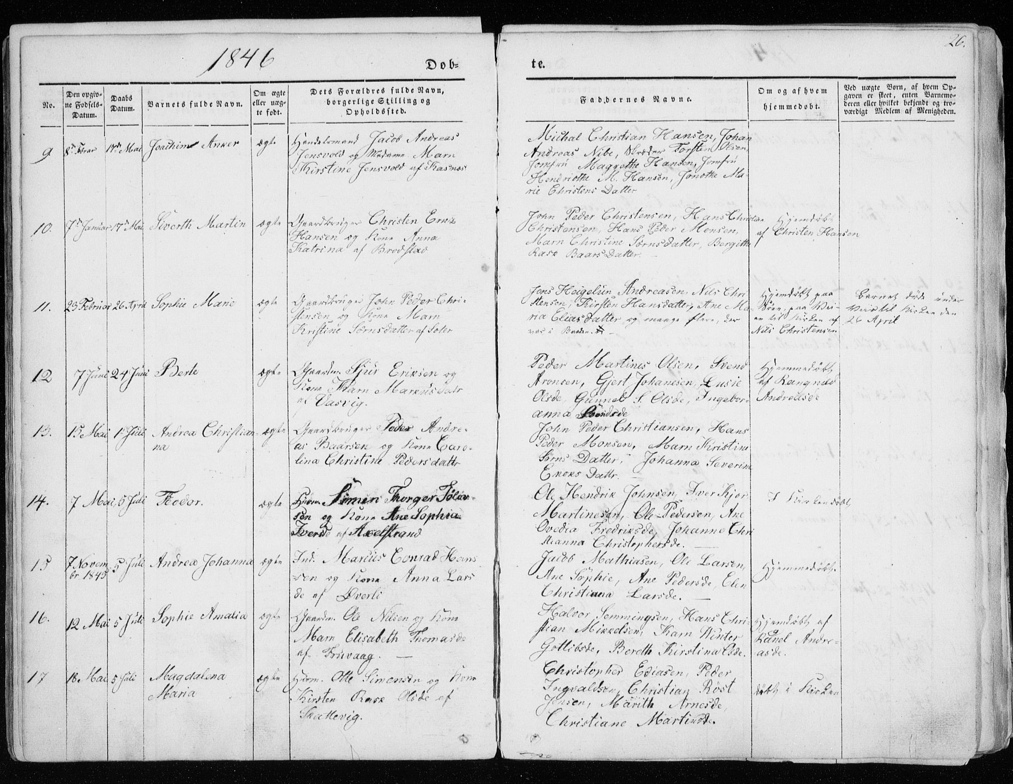 Tranøy sokneprestkontor, SATØ/S-1313/I/Ia/Iaa/L0006kirke: Parish register (official) no. 6, 1844-1855, p. 26