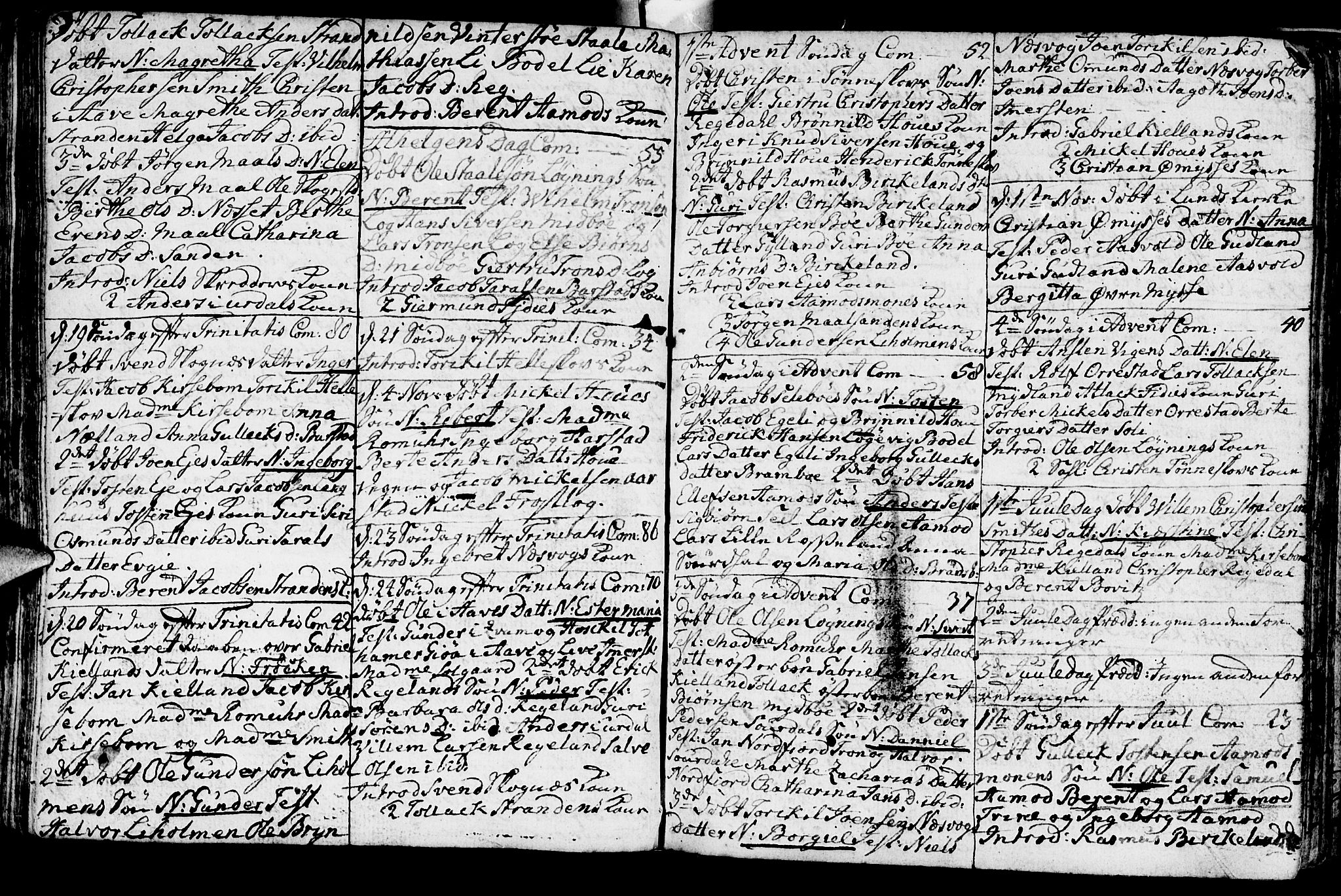 Sokndal sokneprestkontor, AV/SAST-A-101808: Parish register (official) no. A 3, 1740-1806